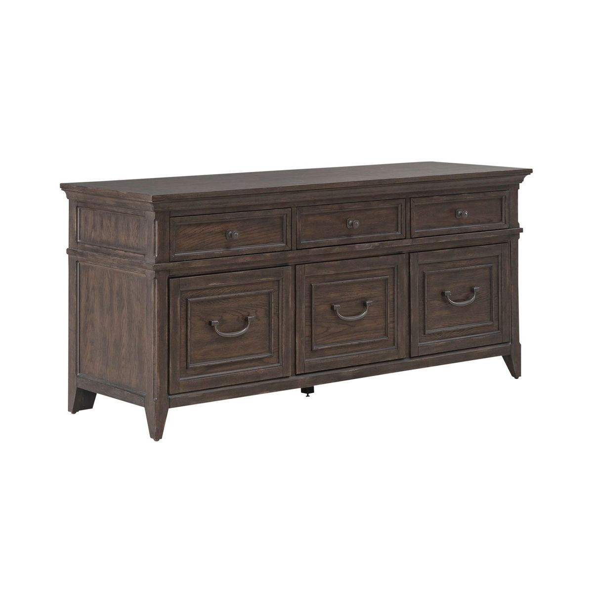 Liberty Furniture Paradise Valley 2 Piece Desk Set in Saddle Brown - Luxury Home Furniture (MI)