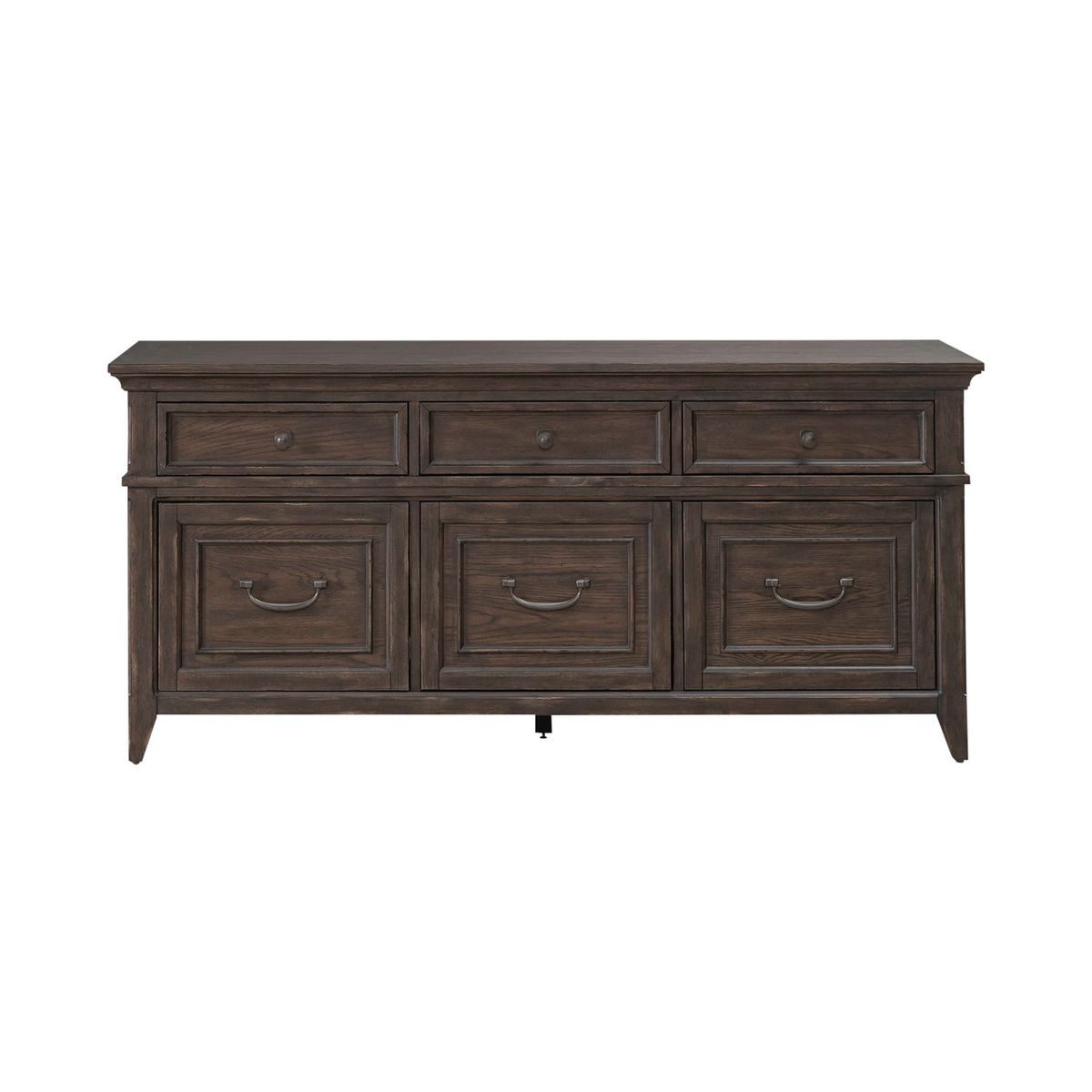 Liberty Furniture Paradise Valley Credenza in Saddle Brown - Luxury Home Furniture (MI)