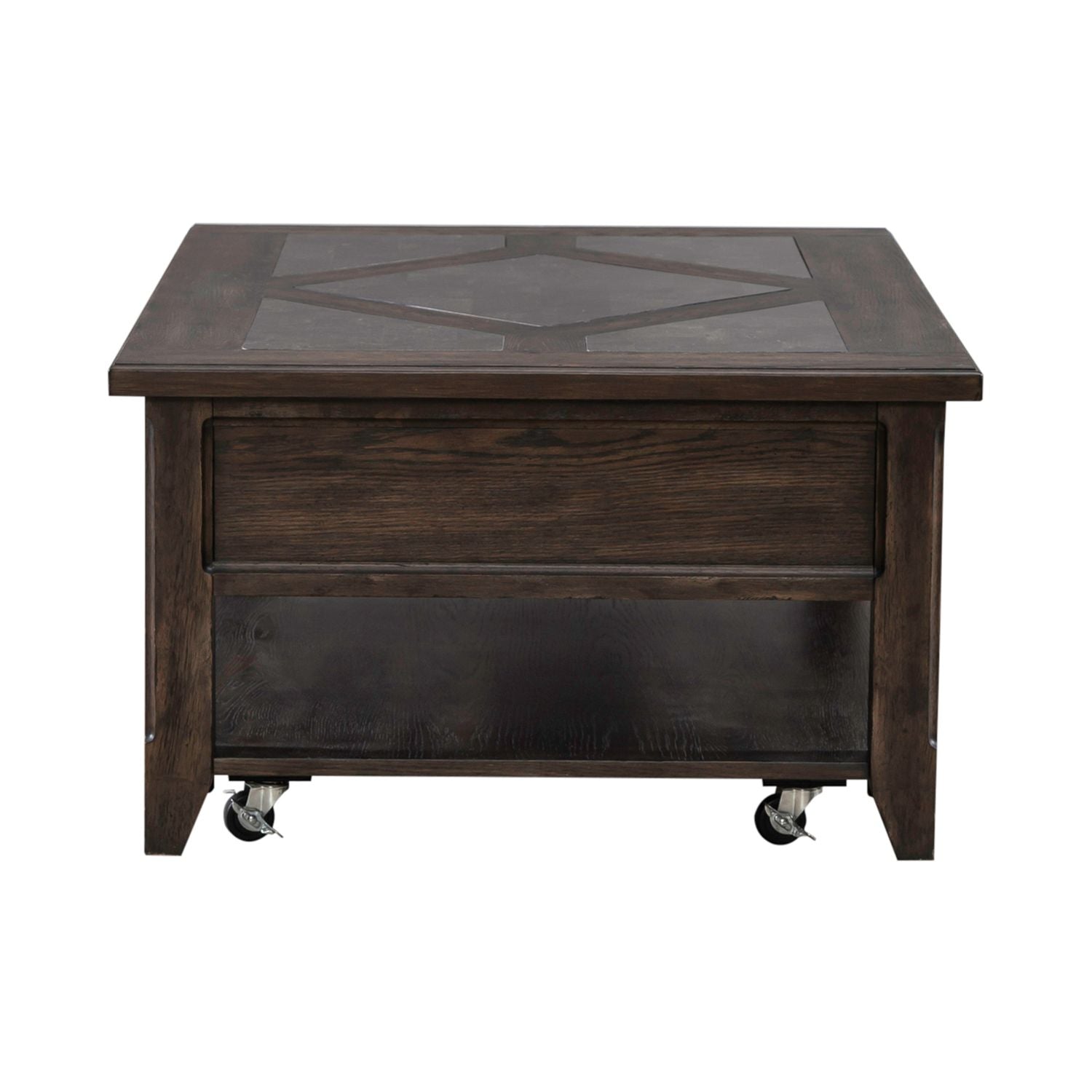 Paradise Valley Rectangular Cocktail Table in Saddle Brown - Luxury Home Furniture (MI)