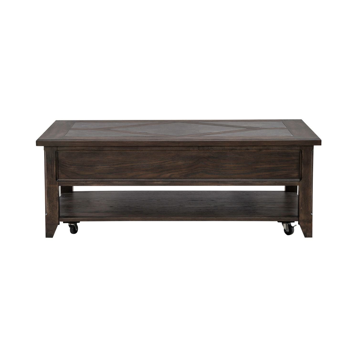 Paradise Valley Rectangular Cocktail Table in Saddle Brown - Luxury Home Furniture (MI)