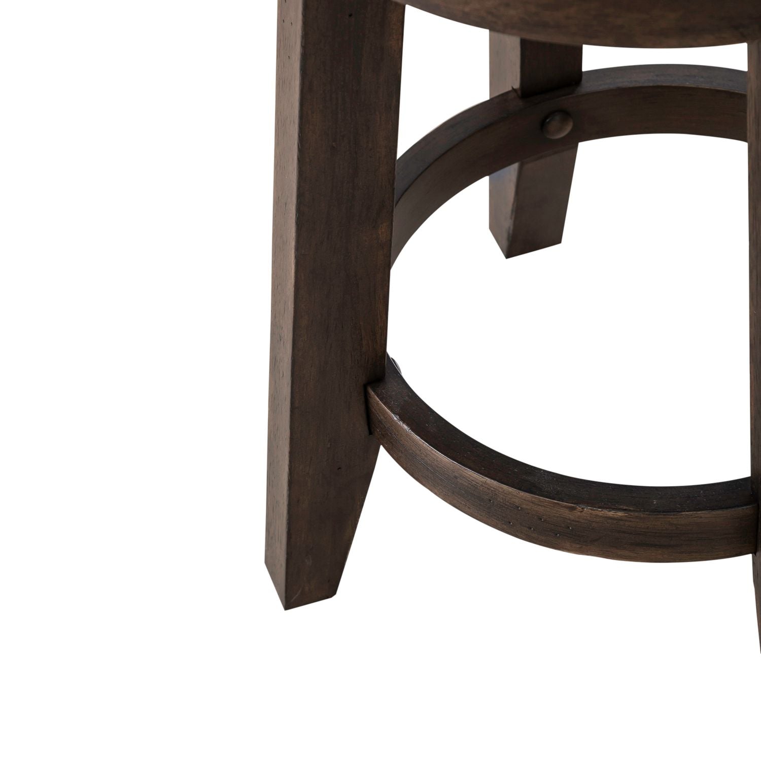 Paradise Valley Upholstered Console Stool (RTA) in Saddle Brown - Luxury Home Furniture (MI)