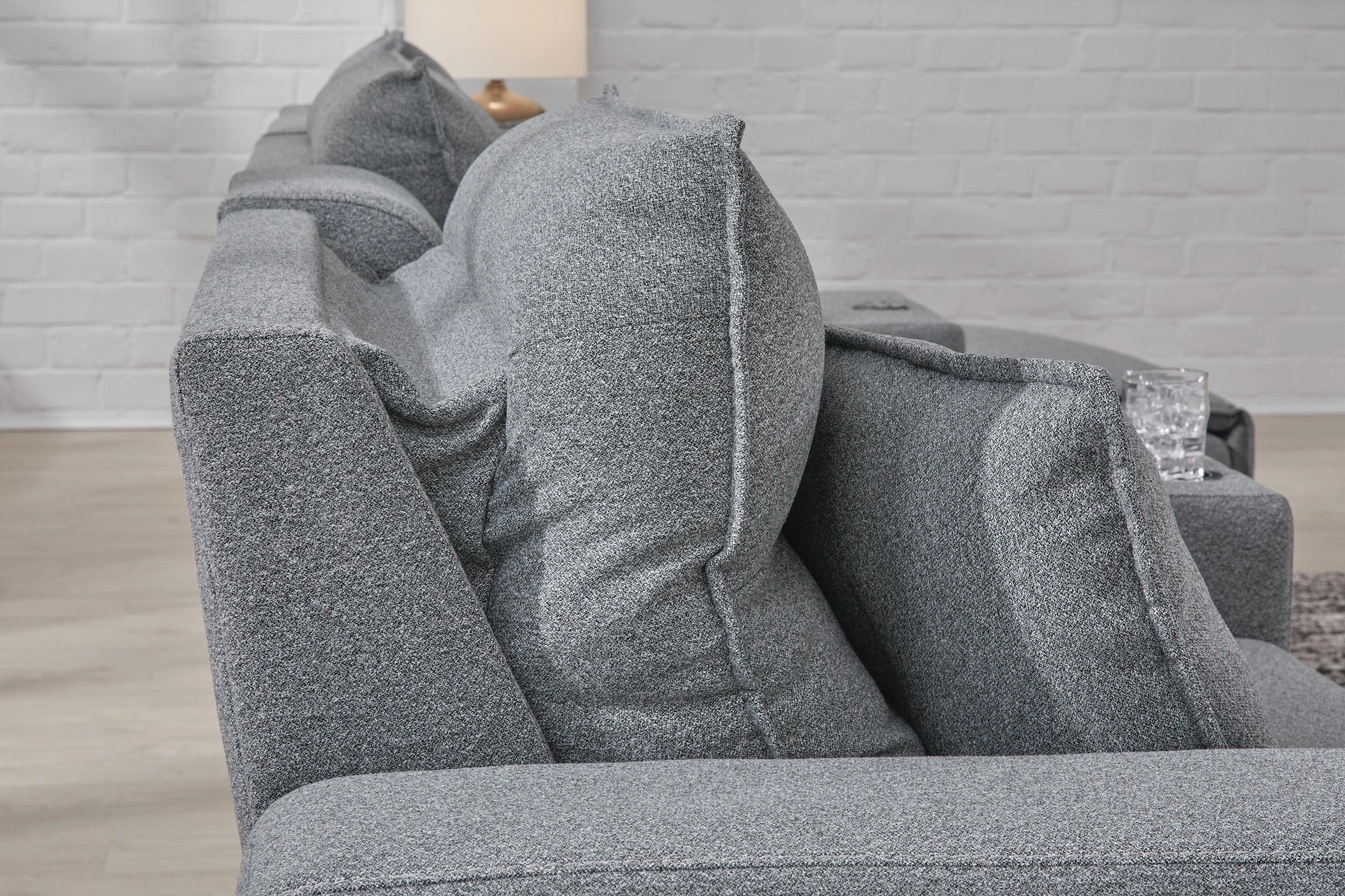 Modmax II Power Reclining Sectional with Consoles