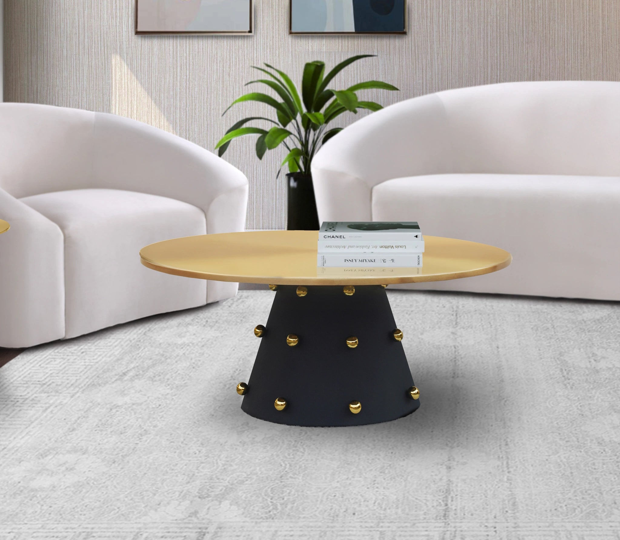 Raven Black / Gold Coffee Table
