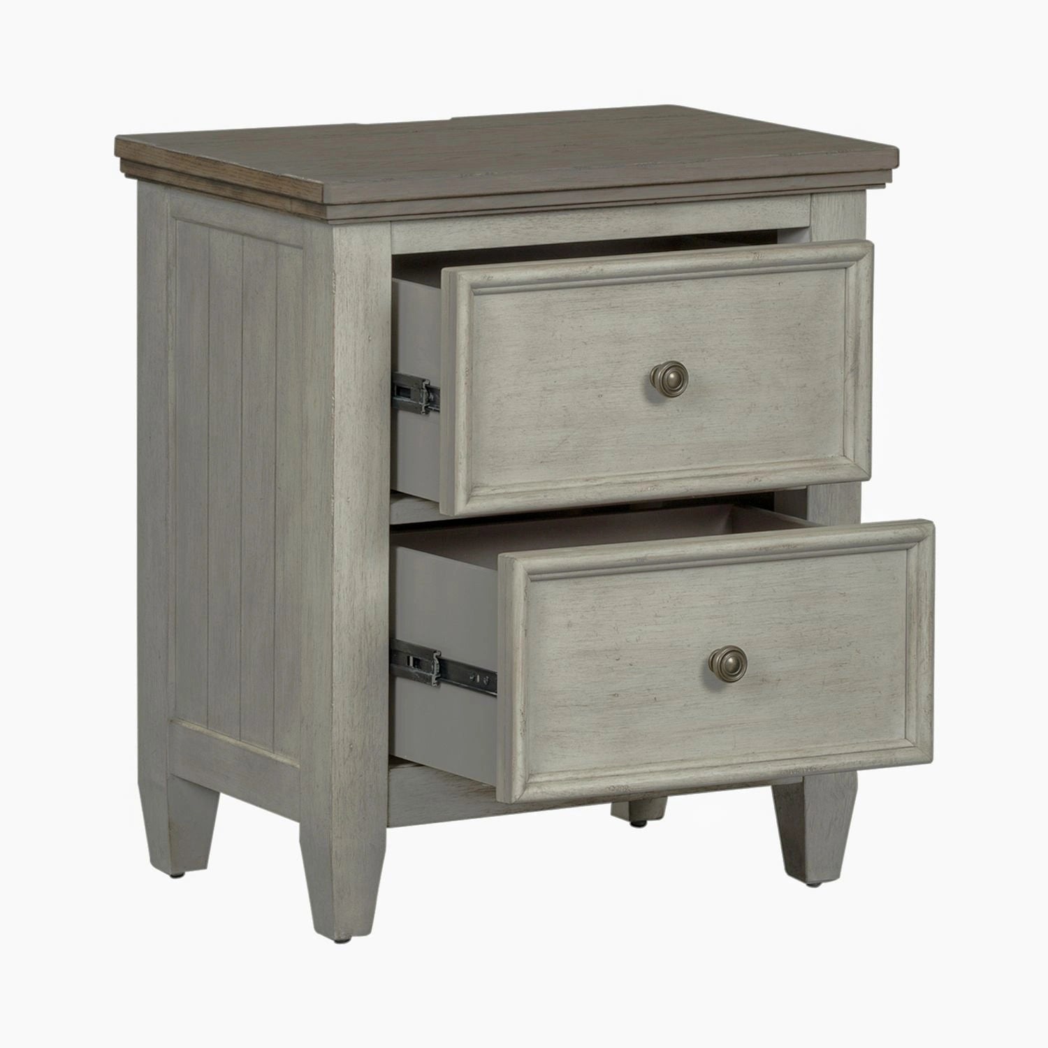 Heartland 2 Drawer Nightstand w/ Charging Station in Antique White image