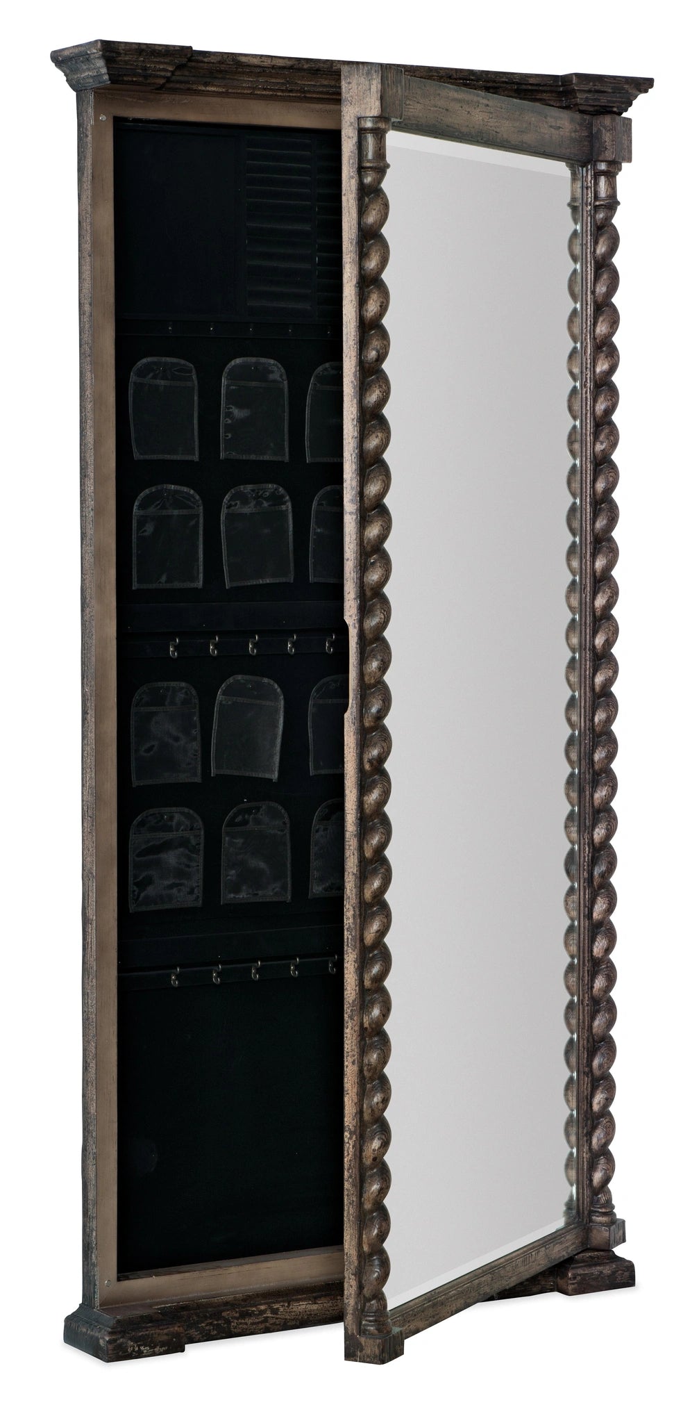 La Grange Vail Floor Mirror w/Jewelry Storage