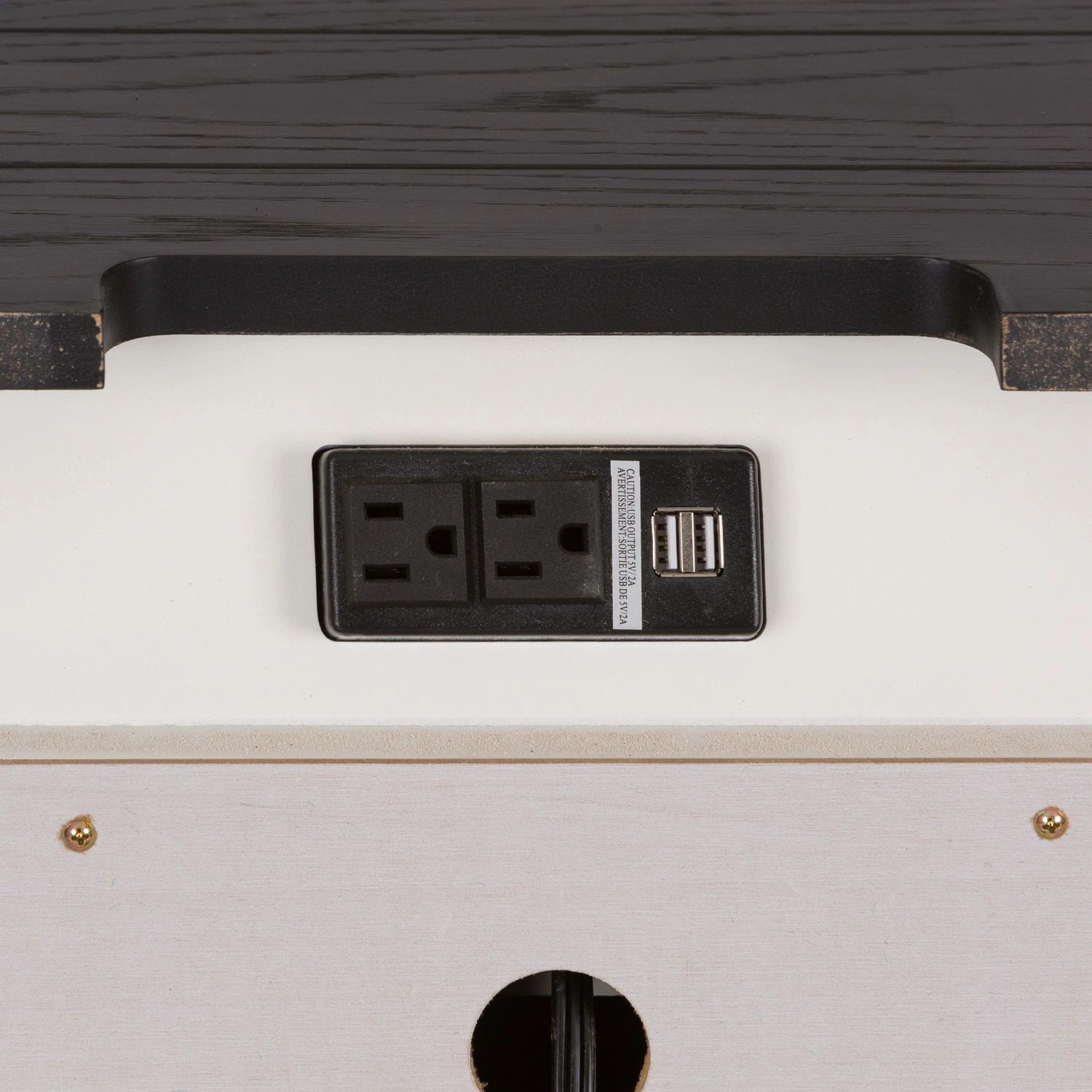 Allyson Park Nightstand in Wirebrushed White image