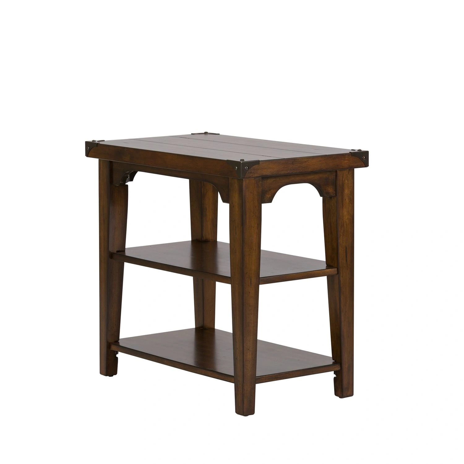 Aspen Skies Chair Side Table in Russet Brown image