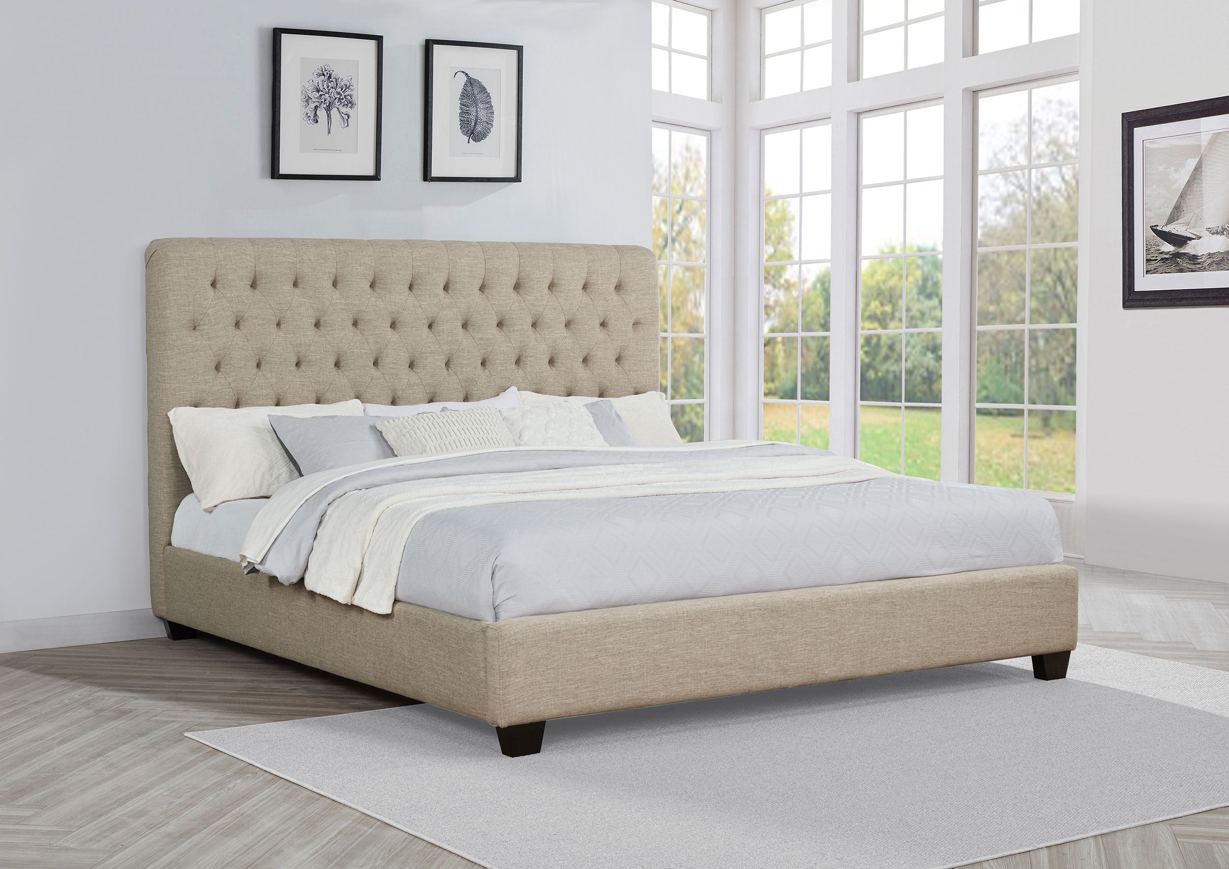 Chloe Panel Bed