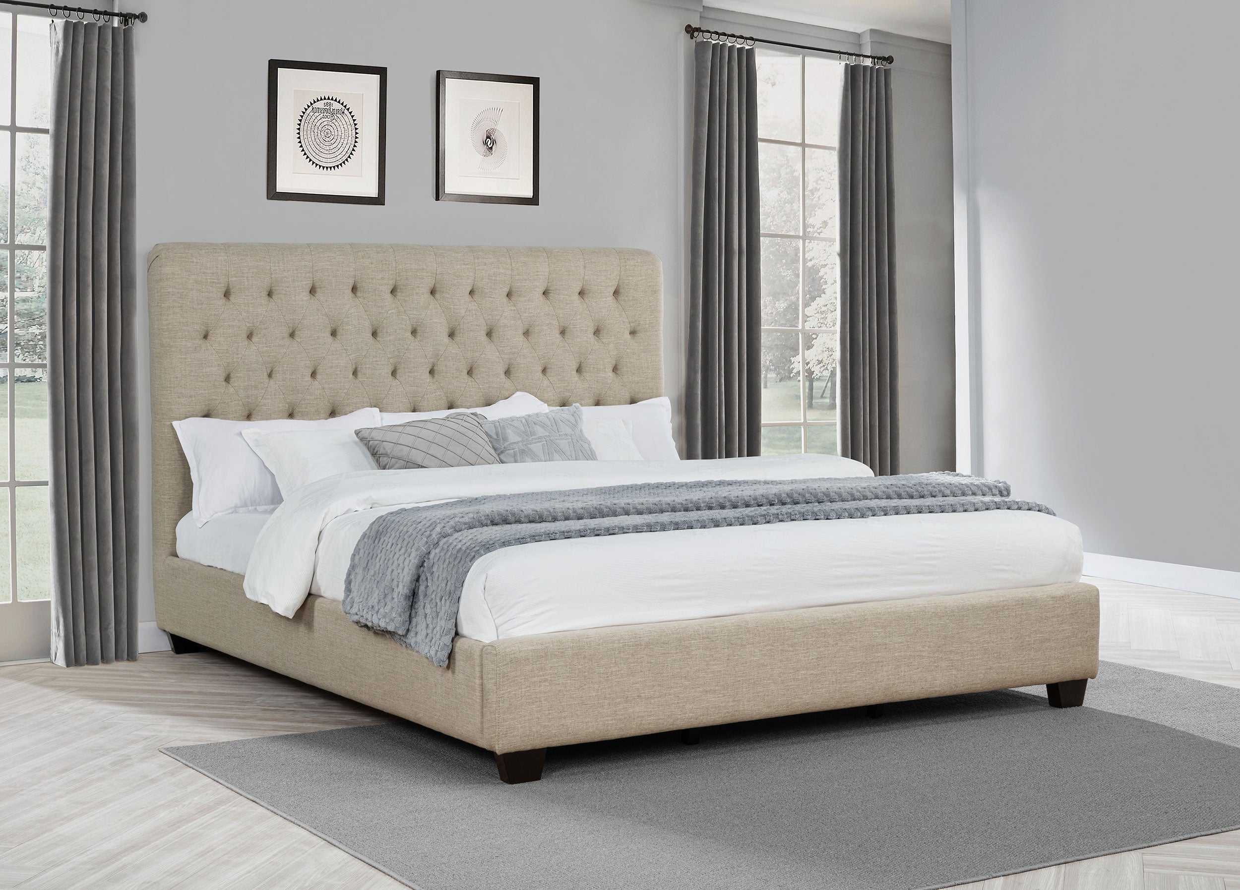 Chloe Panel Bed - Luxury Home Furniture (MI)