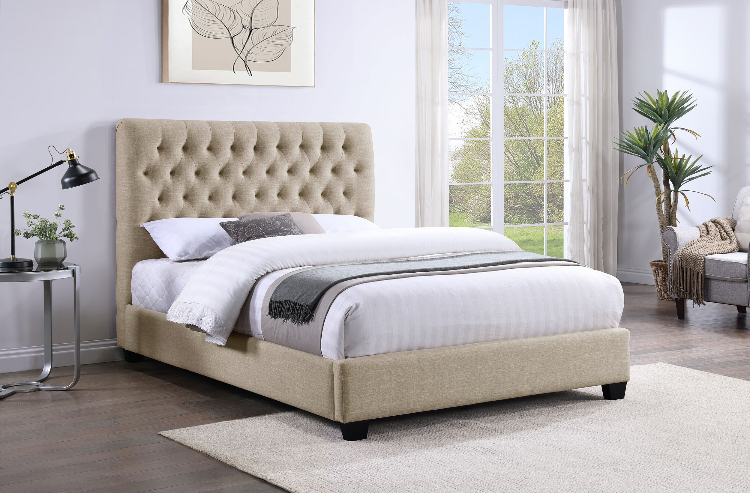 Chloe Panel Bed - Luxury Home Furniture (MI)