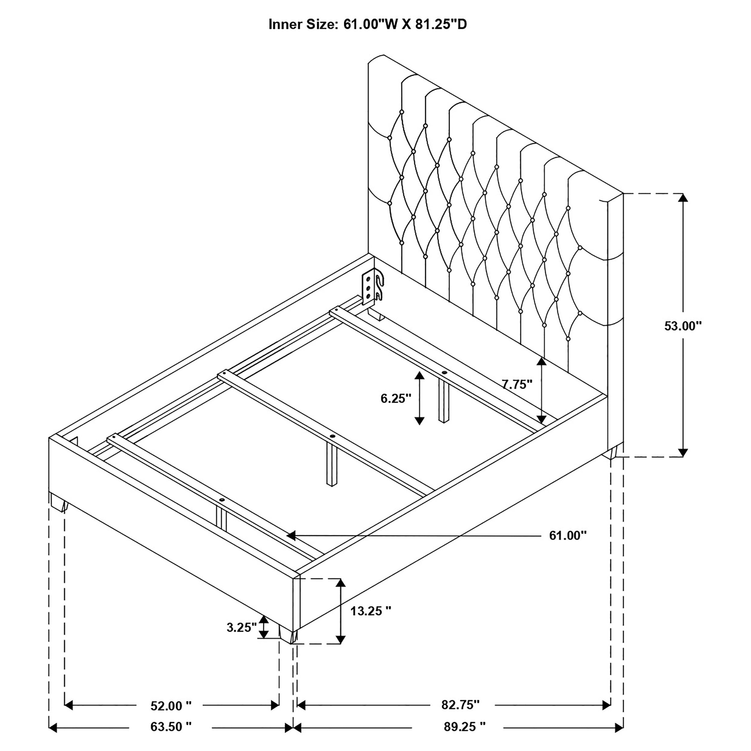 Chloe Panel Bed - Luxury Home Furniture (MI)