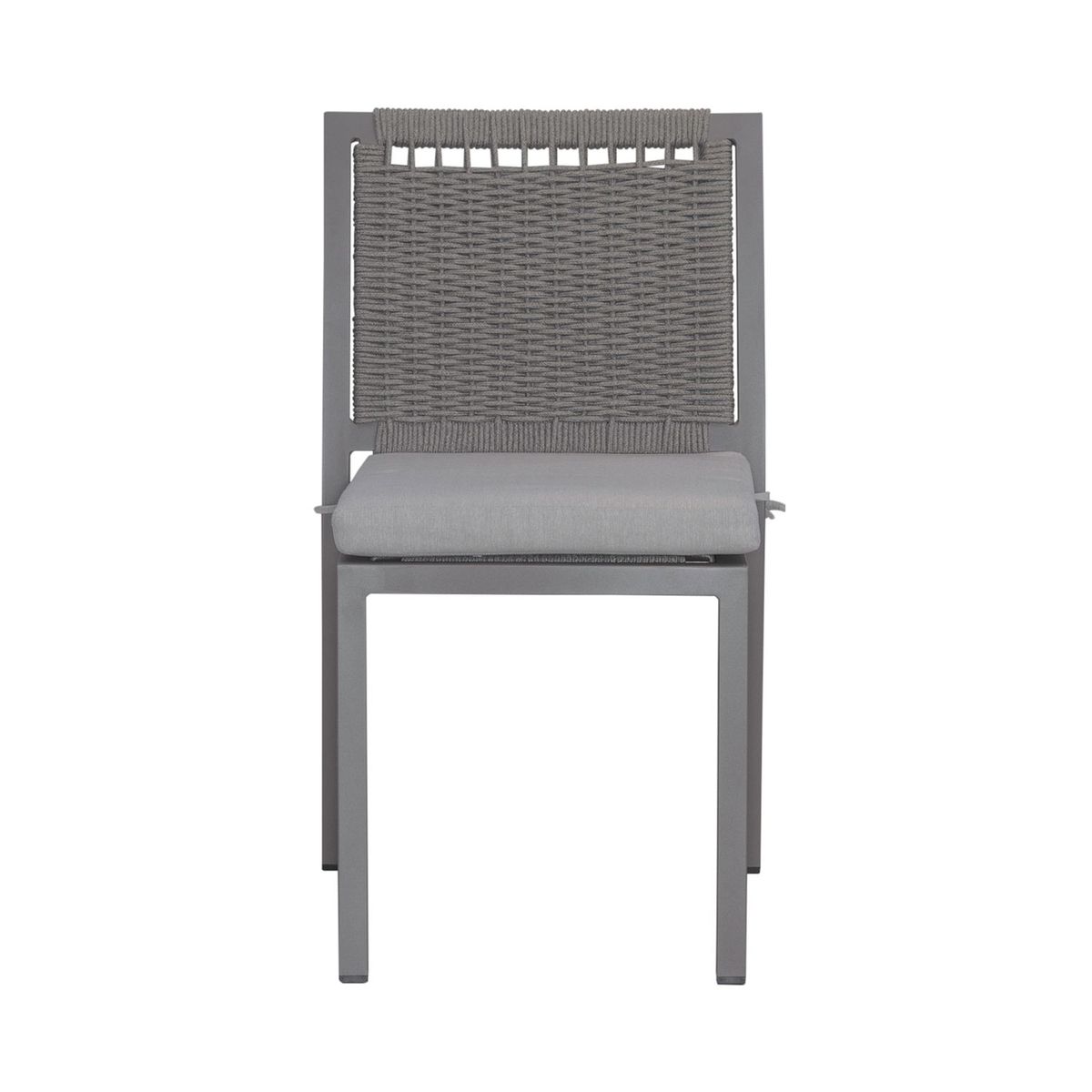 Liberty Furniture Plantation Key Outdoor Panel Back Side Chair in Granite - Luxury Home Furniture (MI)