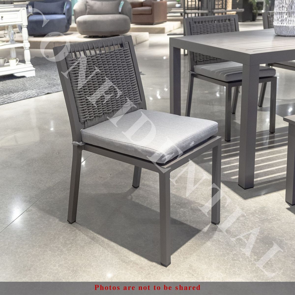 Liberty Furniture Plantation Key Outdoor Panel Back Side Chair (Set of 2) in Granite - Luxury Home Furniture (MI)