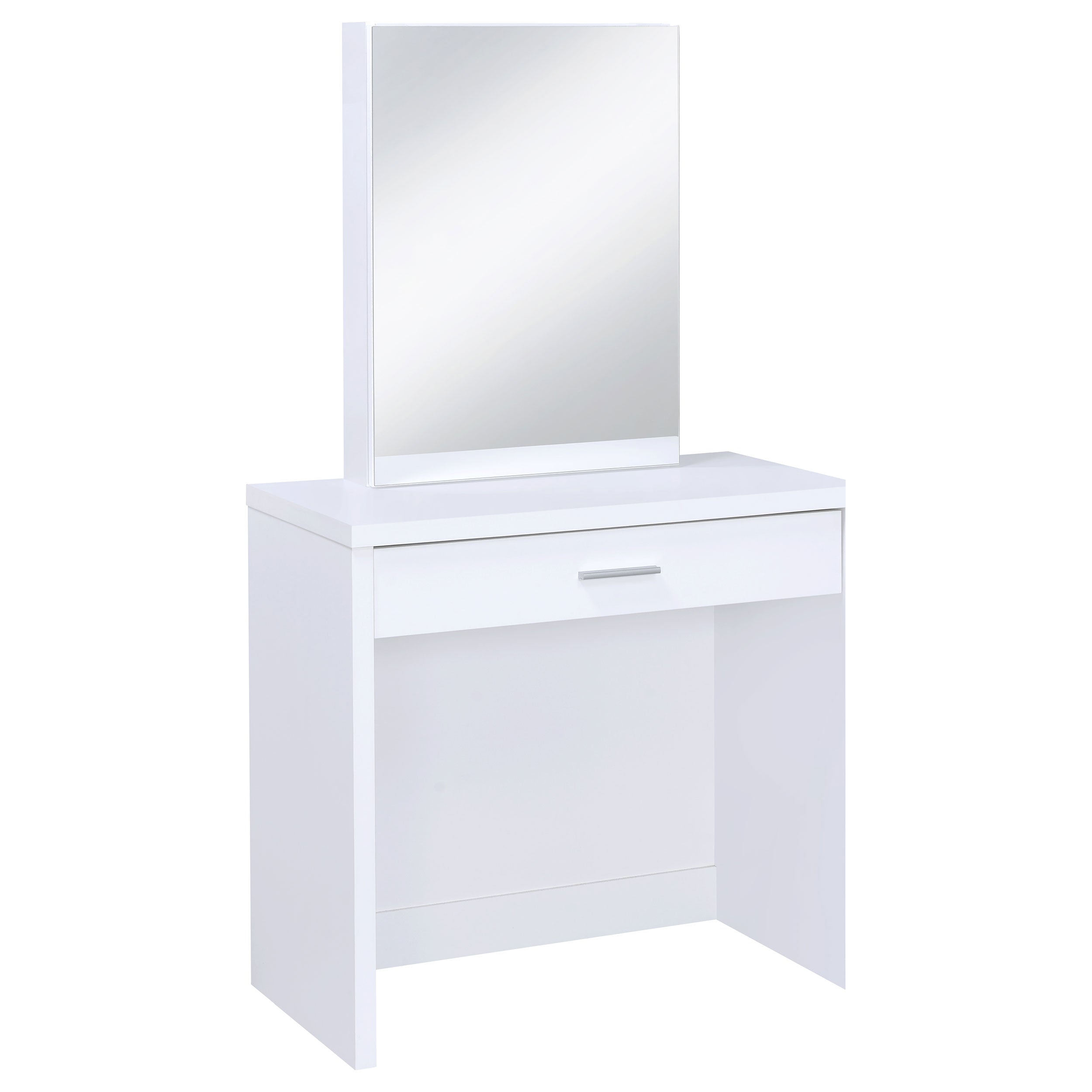 Harvey Makeup Vanity Table with Mirror and Stool - Luxury Home Furniture (MI)