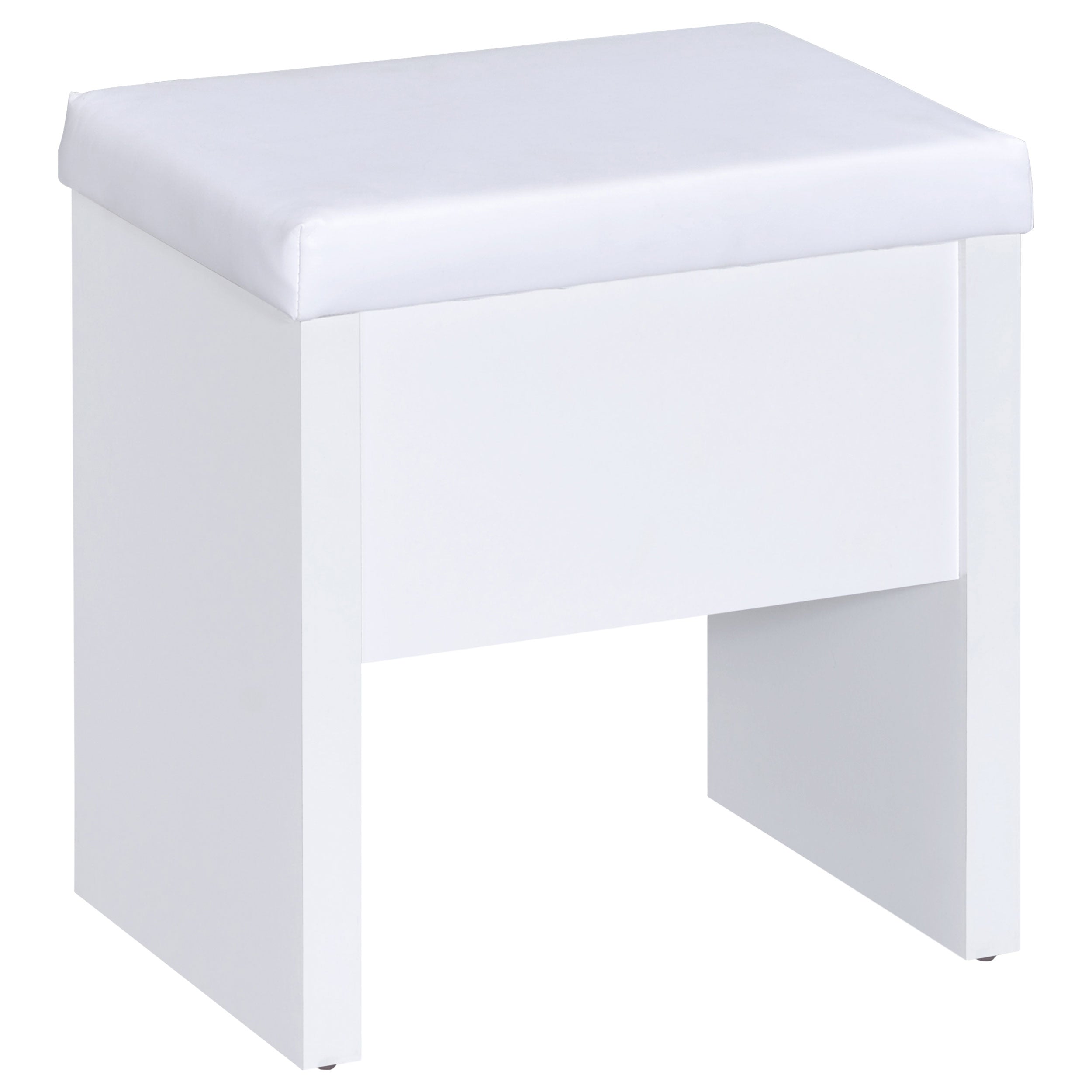 Harvey Makeup Vanity Table with Mirror and Stool - Luxury Home Furniture (MI)