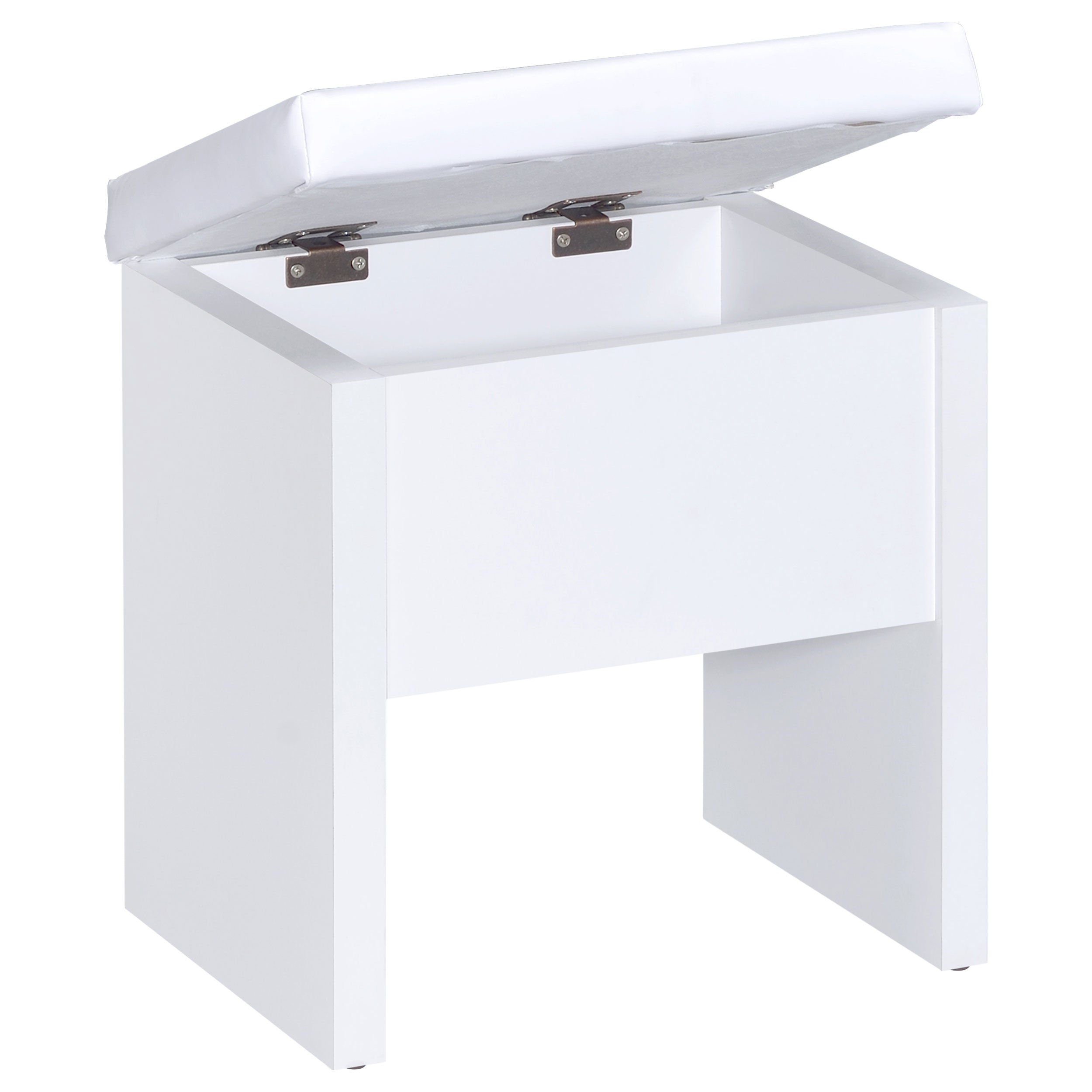 Harvey Makeup Vanity Table with Mirror and Stool - Luxury Home Furniture (MI)