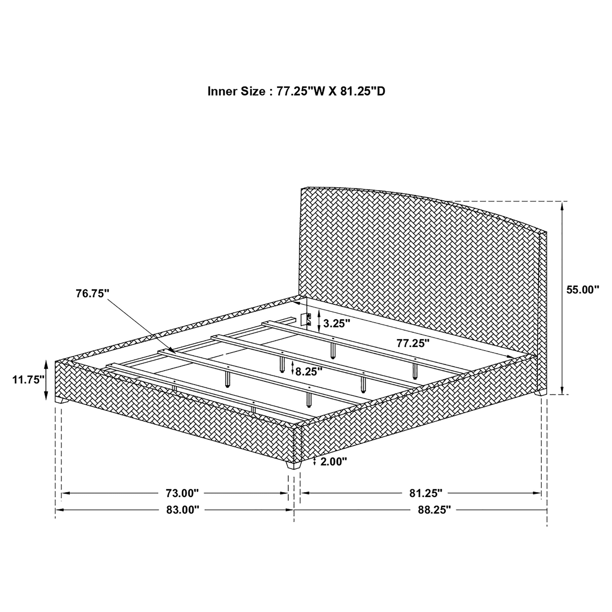 Laughton Panel Bed - Luxury Home Furniture (MI)