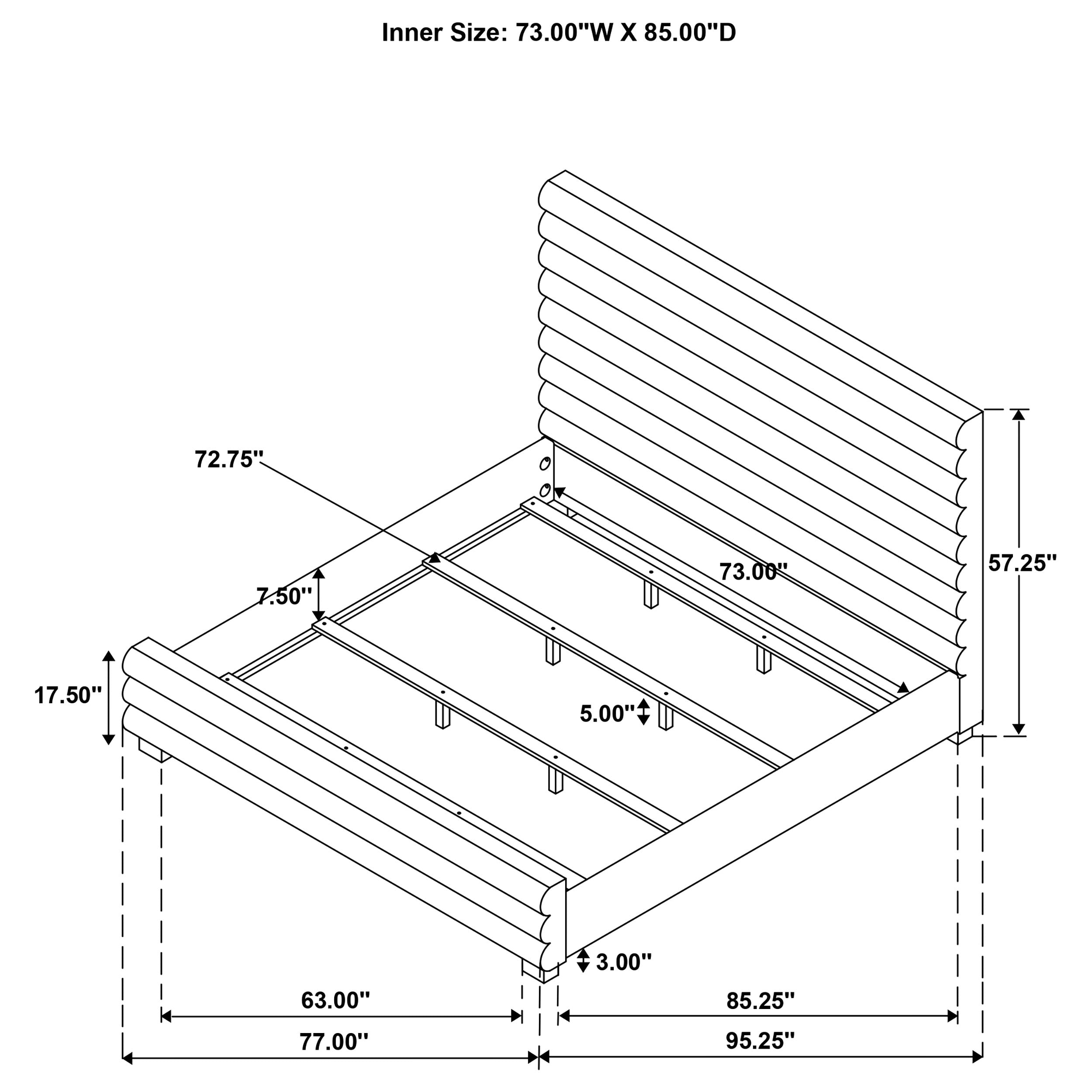 Patricia Panel Bed - Luxury Home Furniture (MI)
