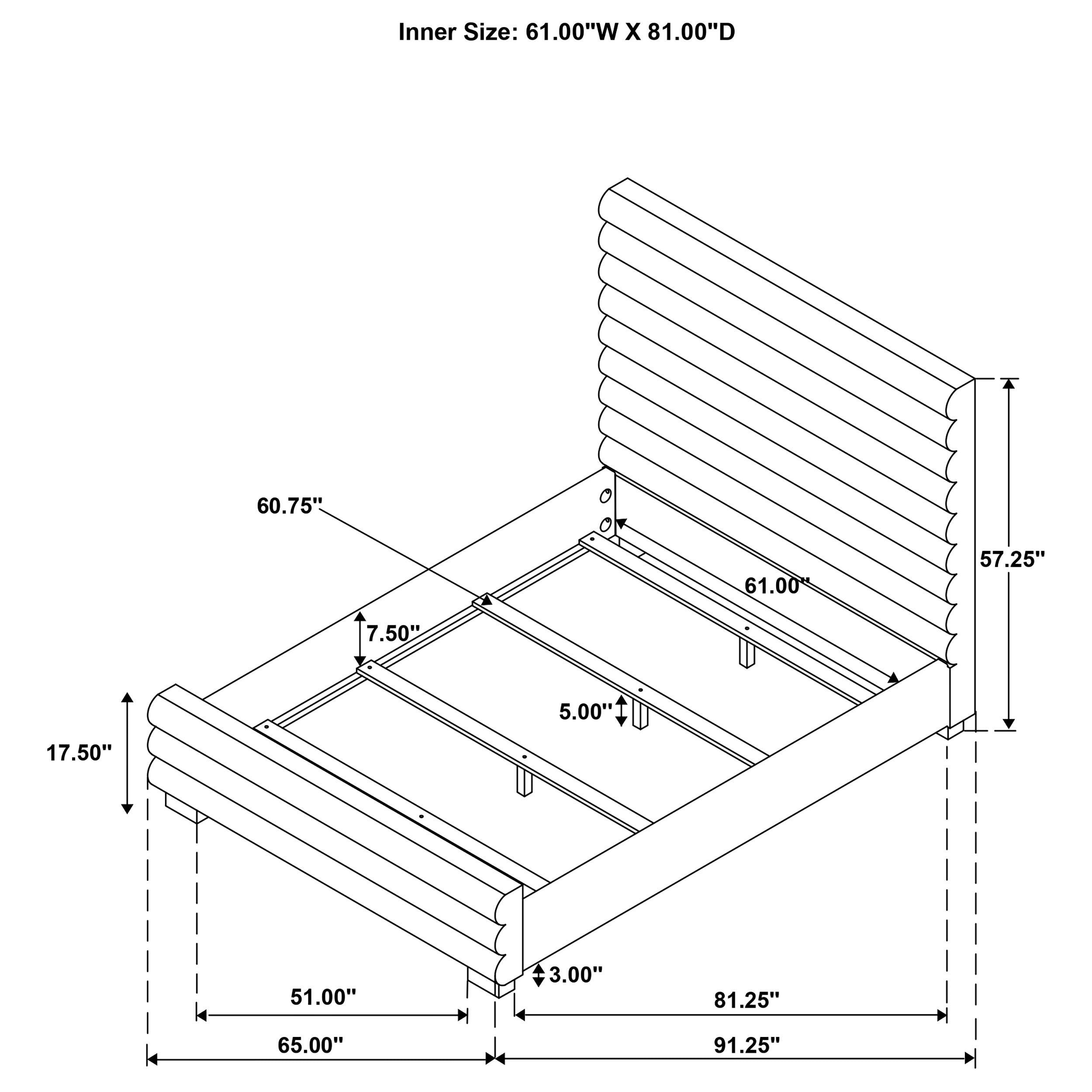 Patricia Panel Bed - Luxury Home Furniture (MI)