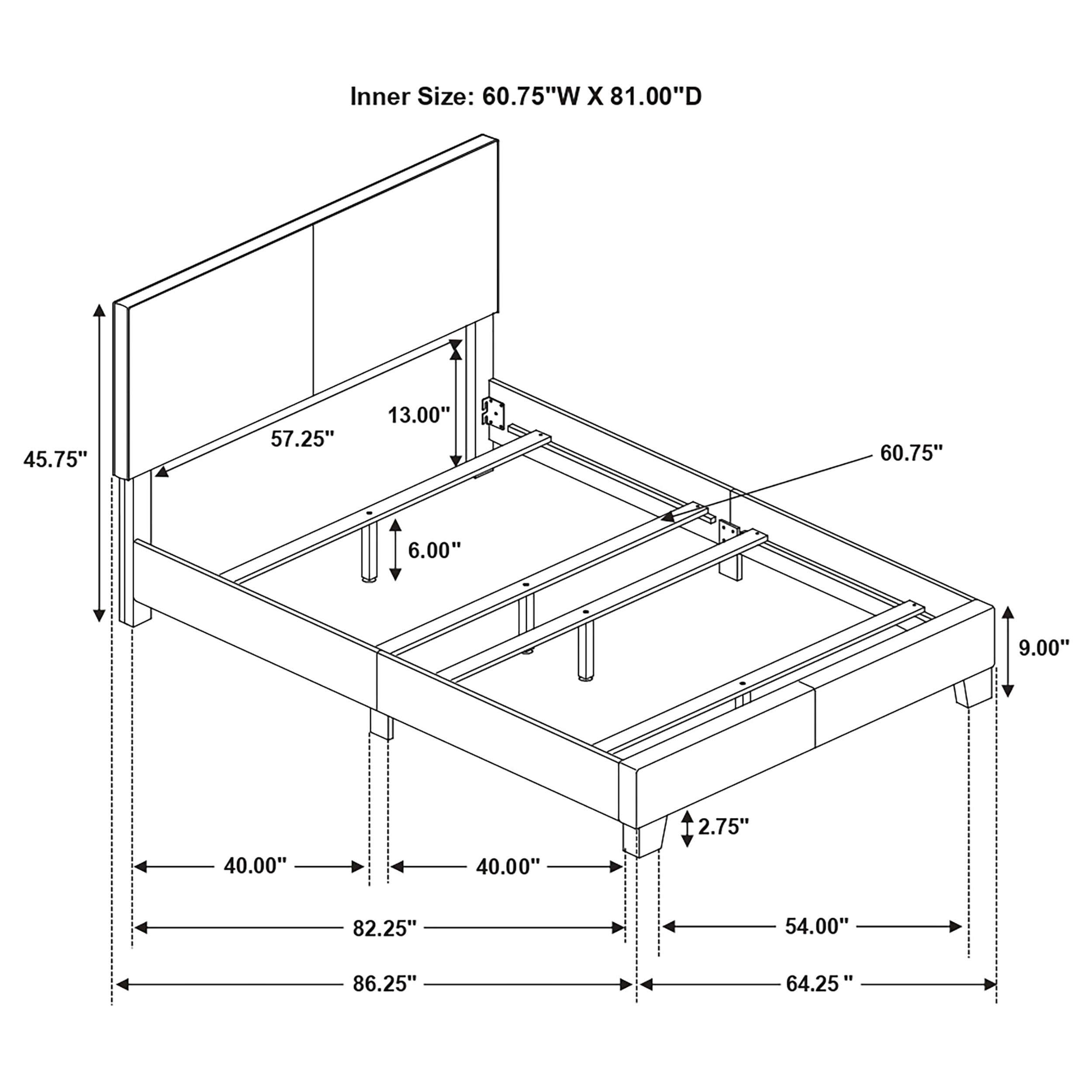 Dorian Panel Bed - Luxury Home Furniture (MI)