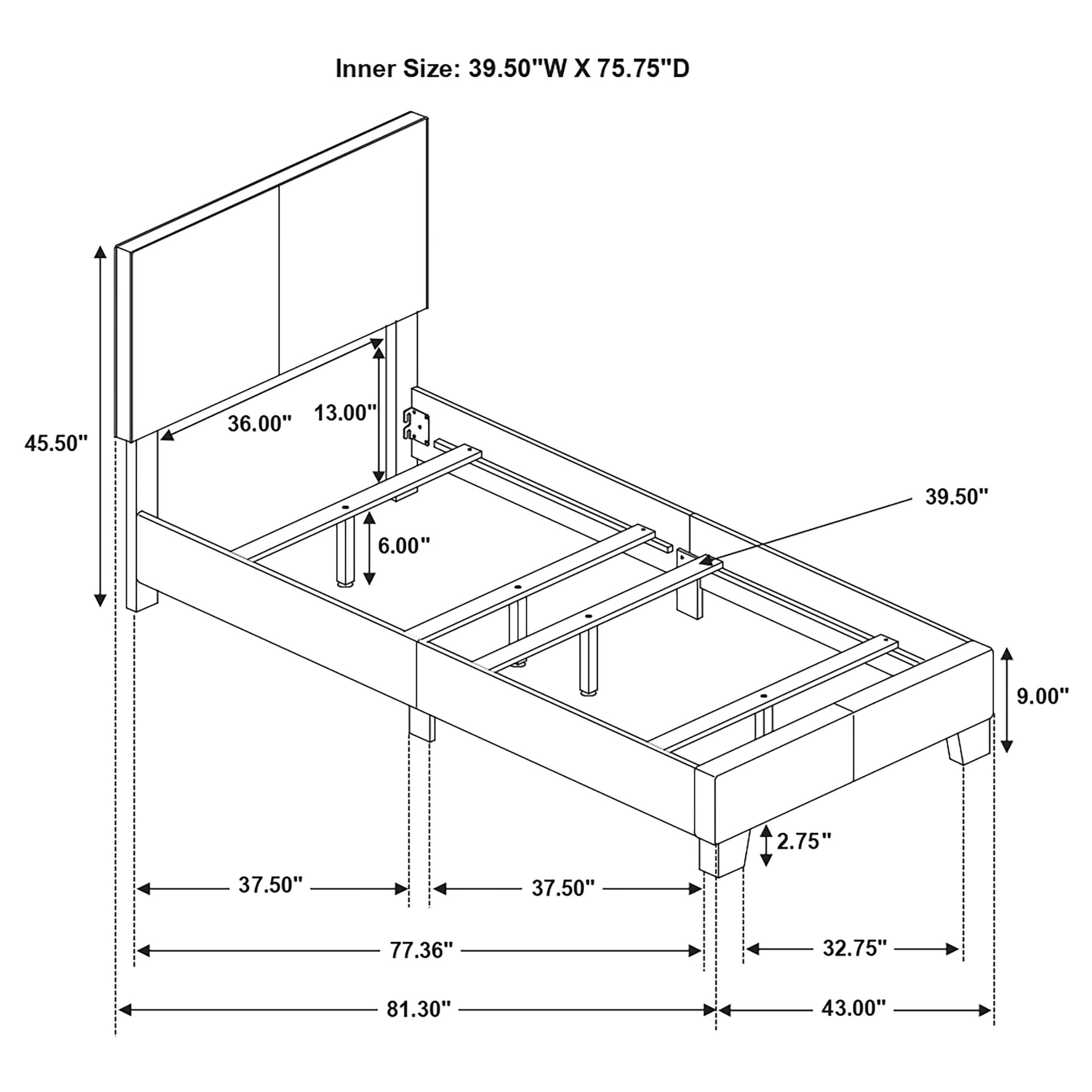 Dorian Panel Bed - Luxury Home Furniture (MI)