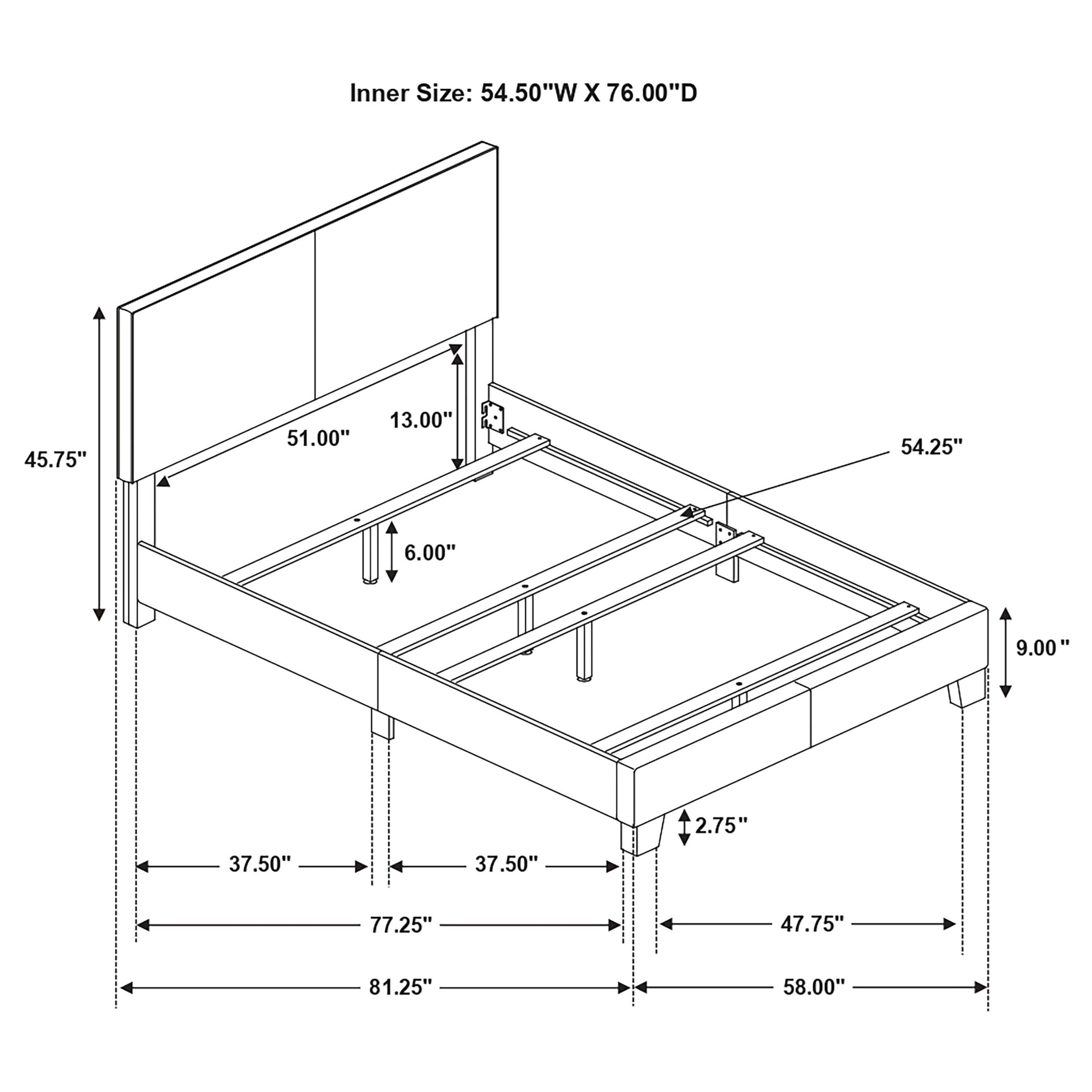 Dorian Panel Bed - Luxury Home Furniture (MI)