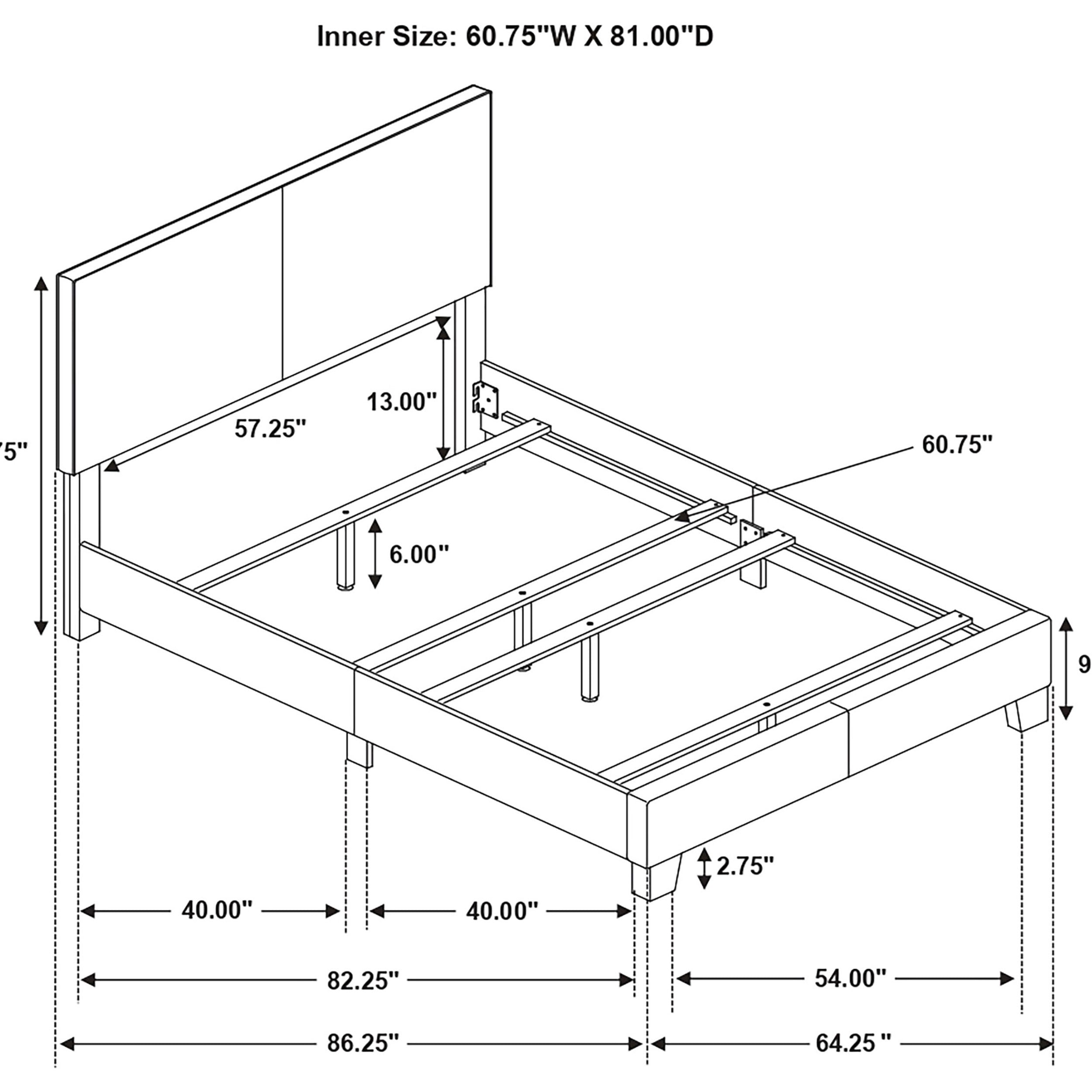 Dorian Panel Bed - Luxury Home Furniture (MI)