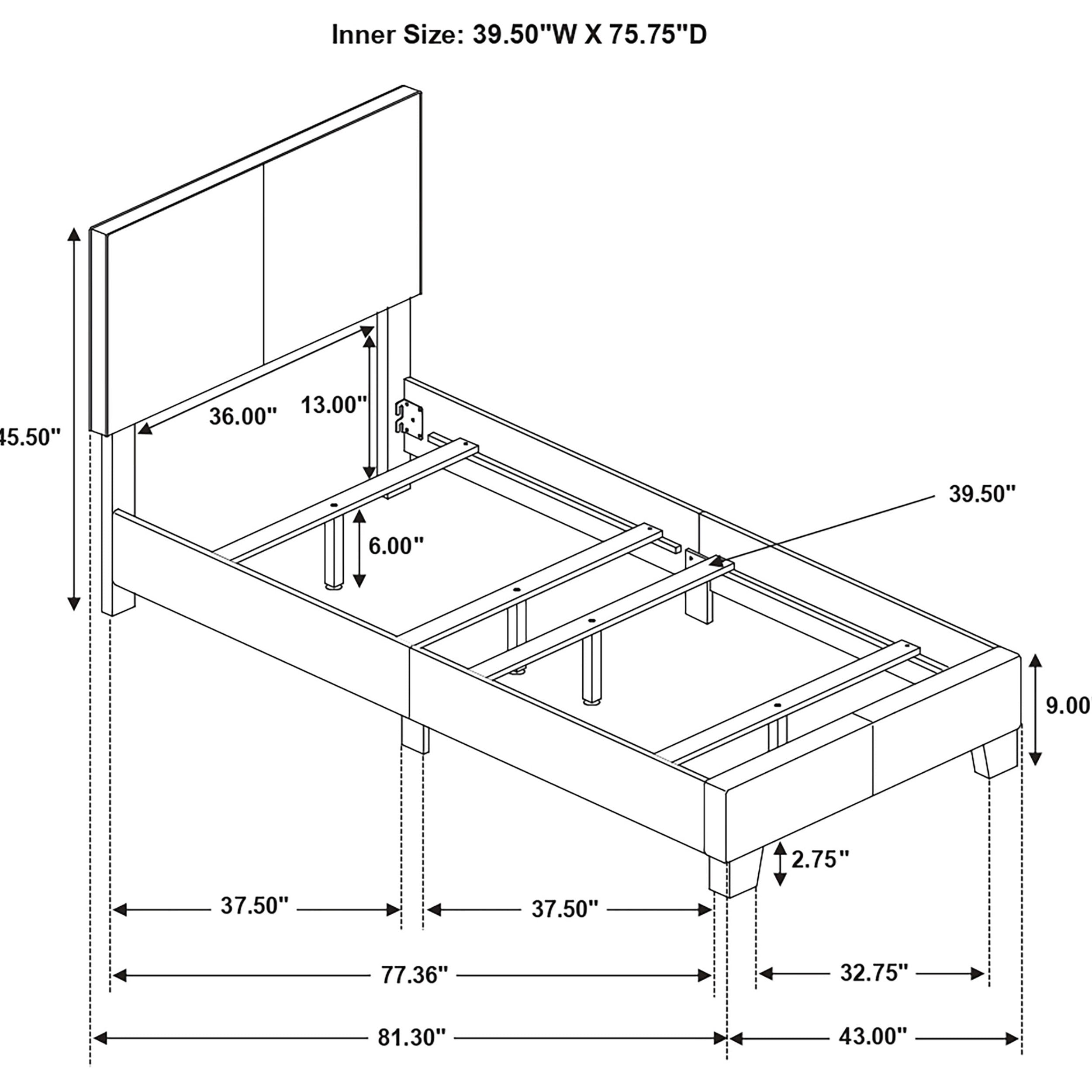 Dorian Panel Bed - Luxury Home Furniture (MI)