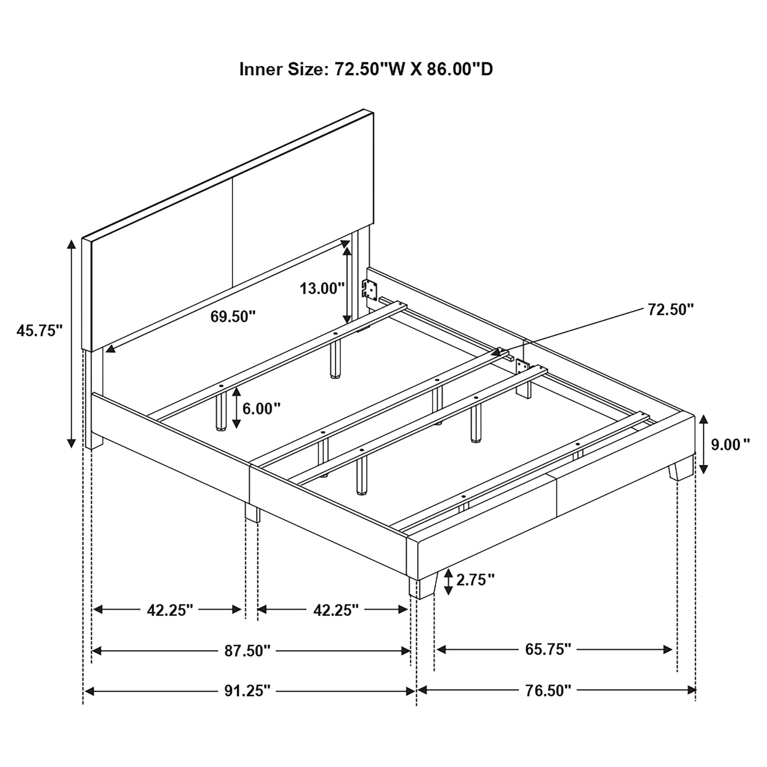 Dorian Panel Bed - Luxury Home Furniture (MI)