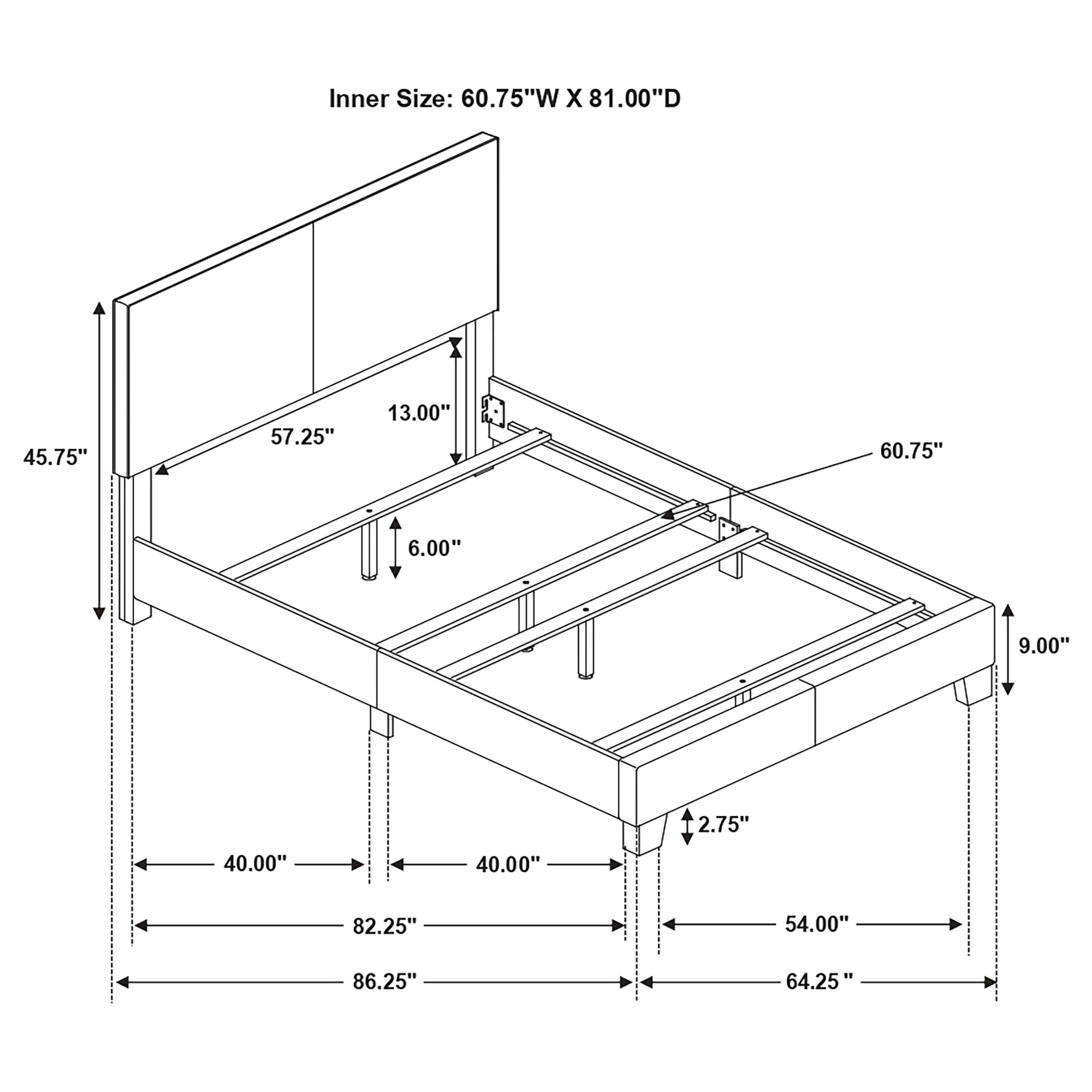 Dorian Panel Bed - Luxury Home Furniture (MI)