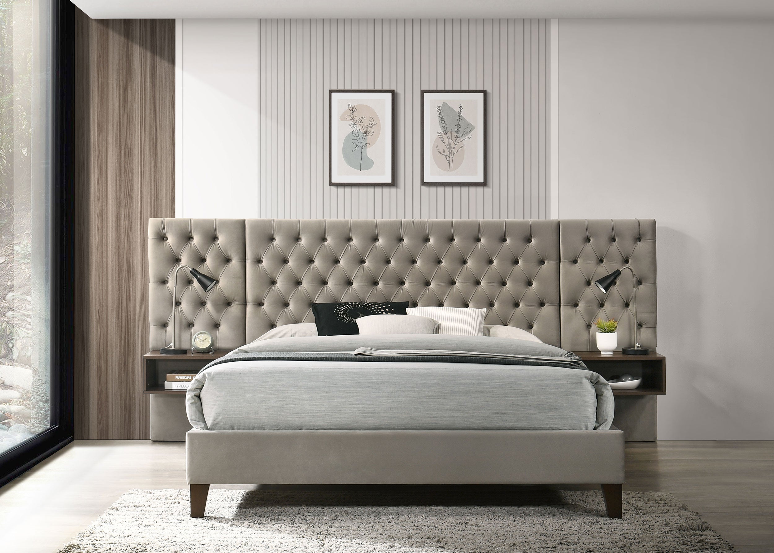 Marley Eastern King & Queen Bed - Luxury Home Furniture (MI)