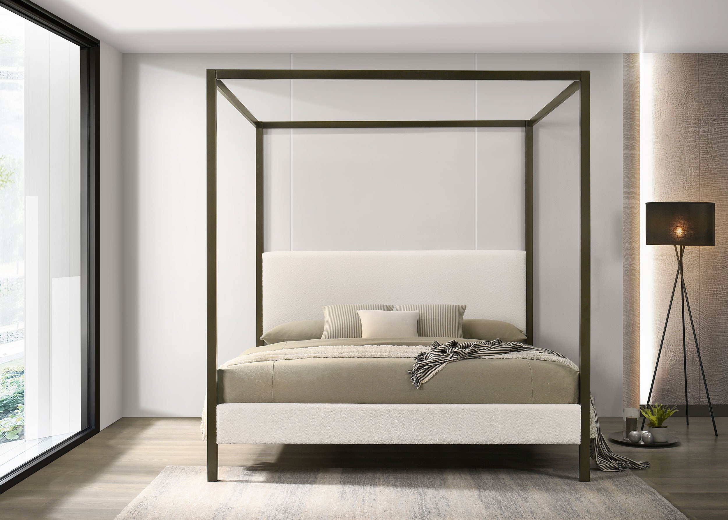 Monroe Canopy Panel Platform Bed - Luxury Home Furniture (MI)
