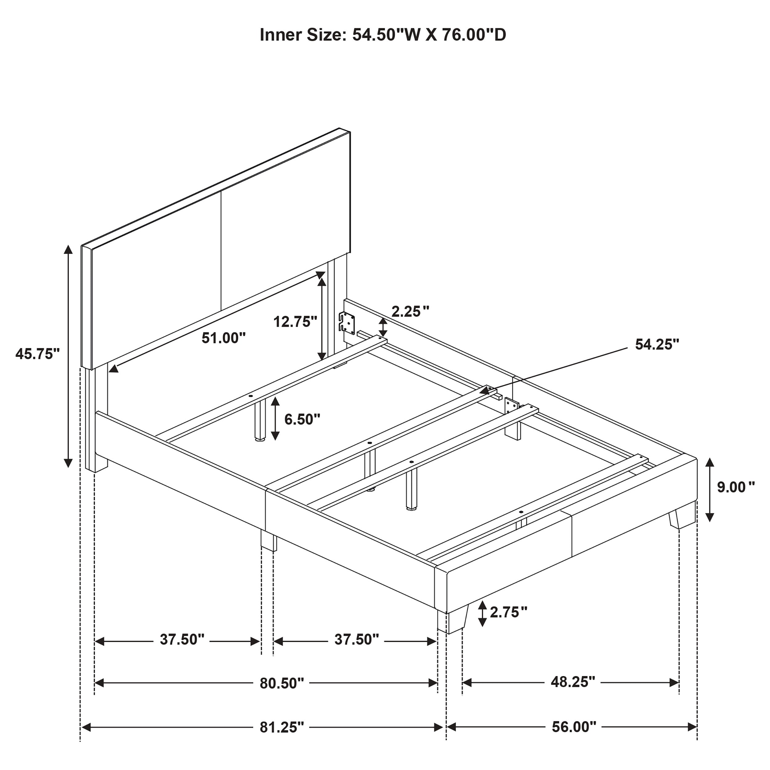 Dorian Panel Bed - Luxury Home Furniture (MI)