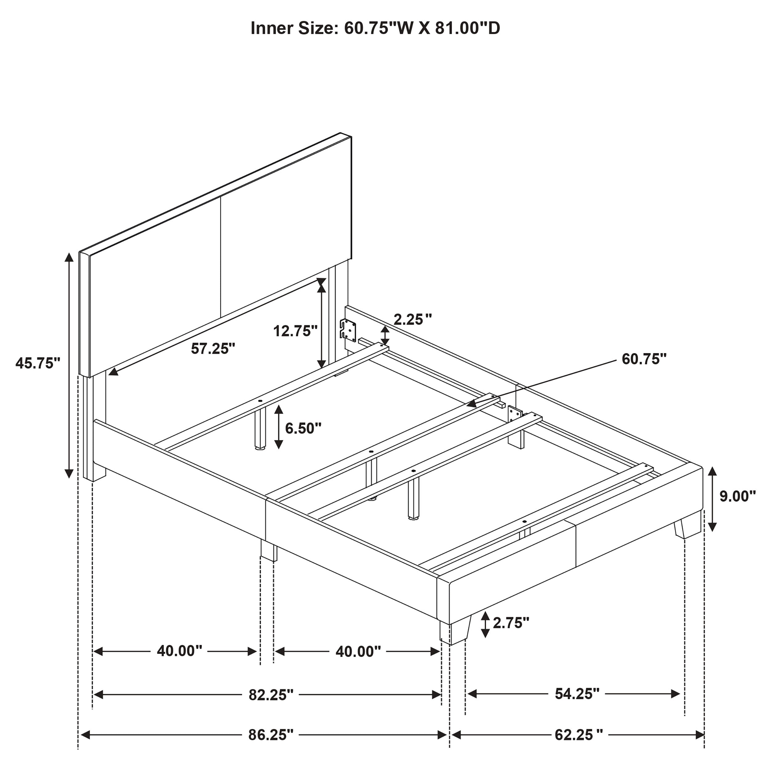 Dorian Panel Bed - Luxury Home Furniture (MI)