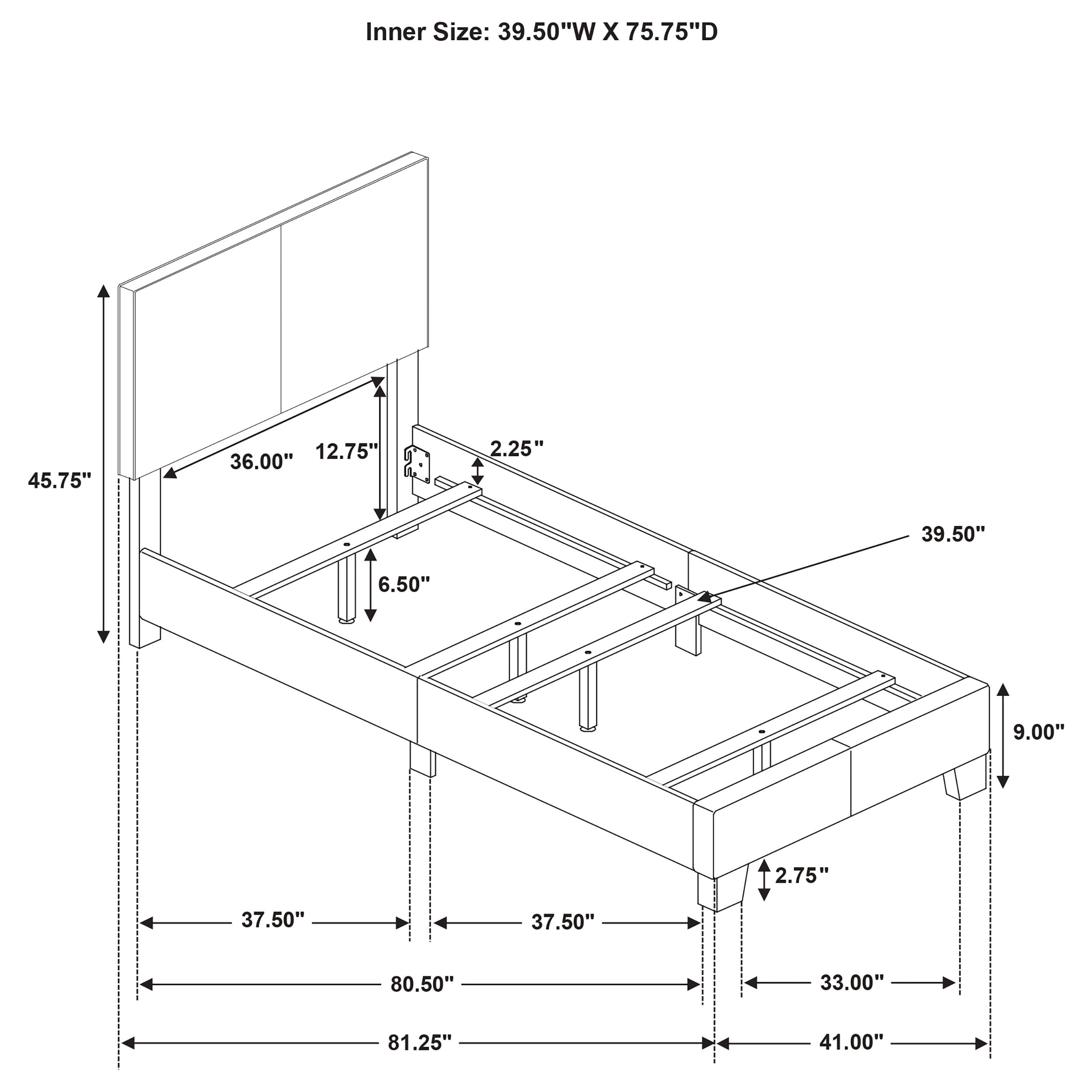 Dorian Panel Bed - Luxury Home Furniture (MI)