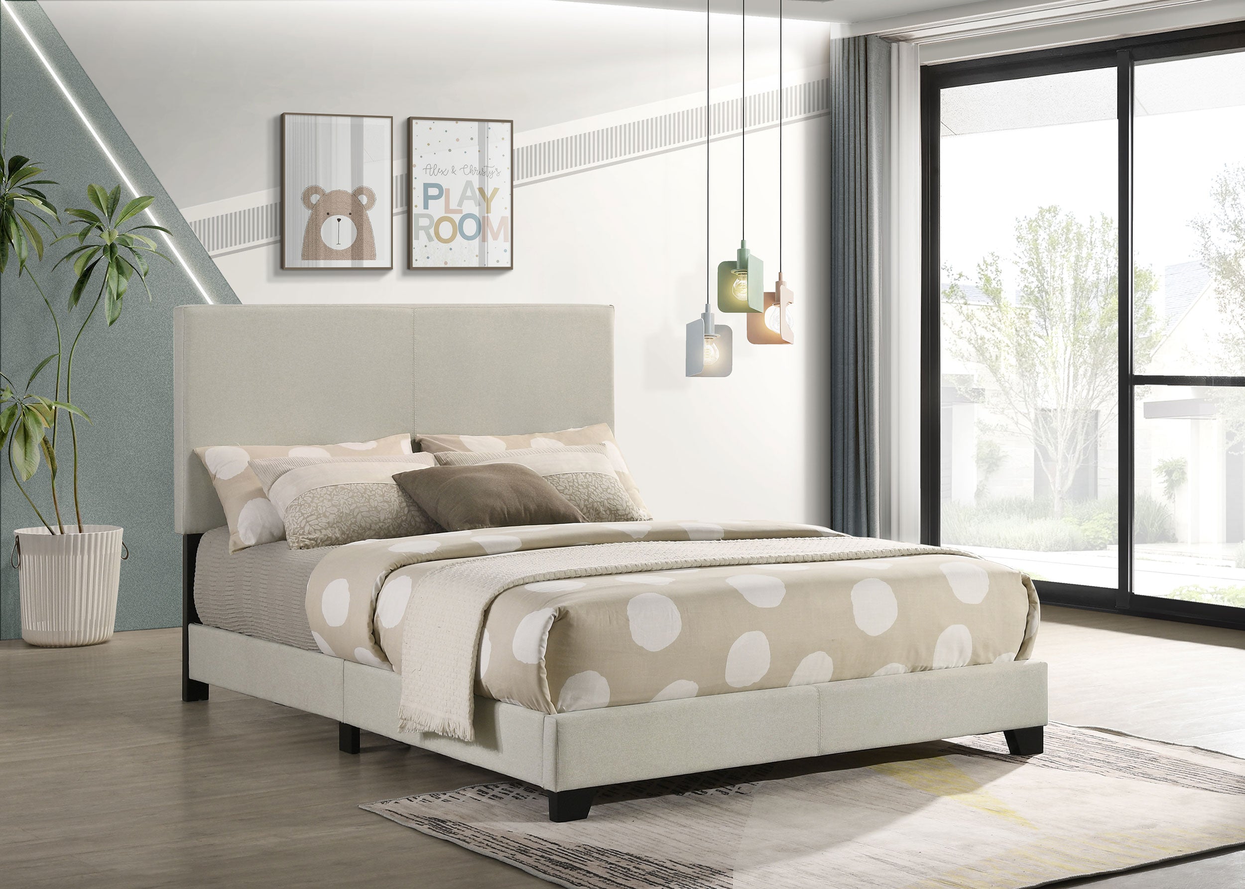 Dorian Panel Bed - Luxury Home Furniture (MI)