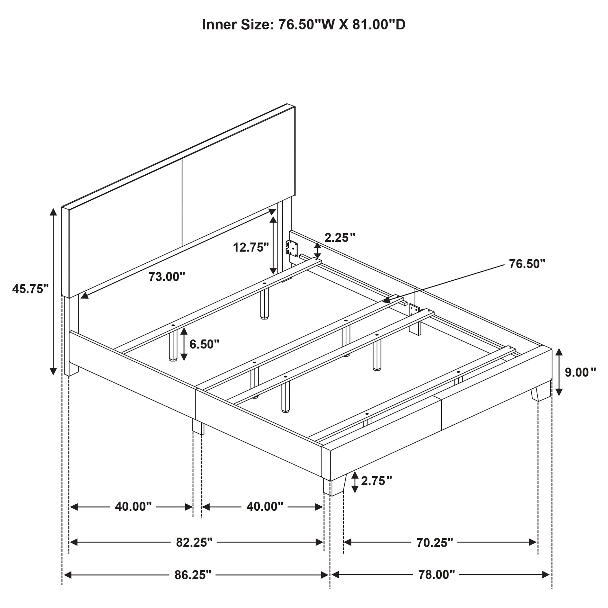 Dorian Panel Bed - Luxury Home Furniture (MI)