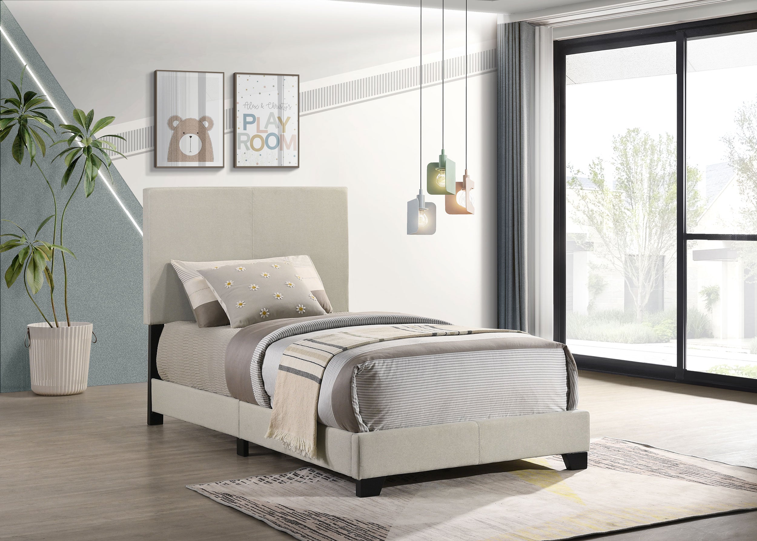 Dorian Panel Bed - Luxury Home Furniture (MI)