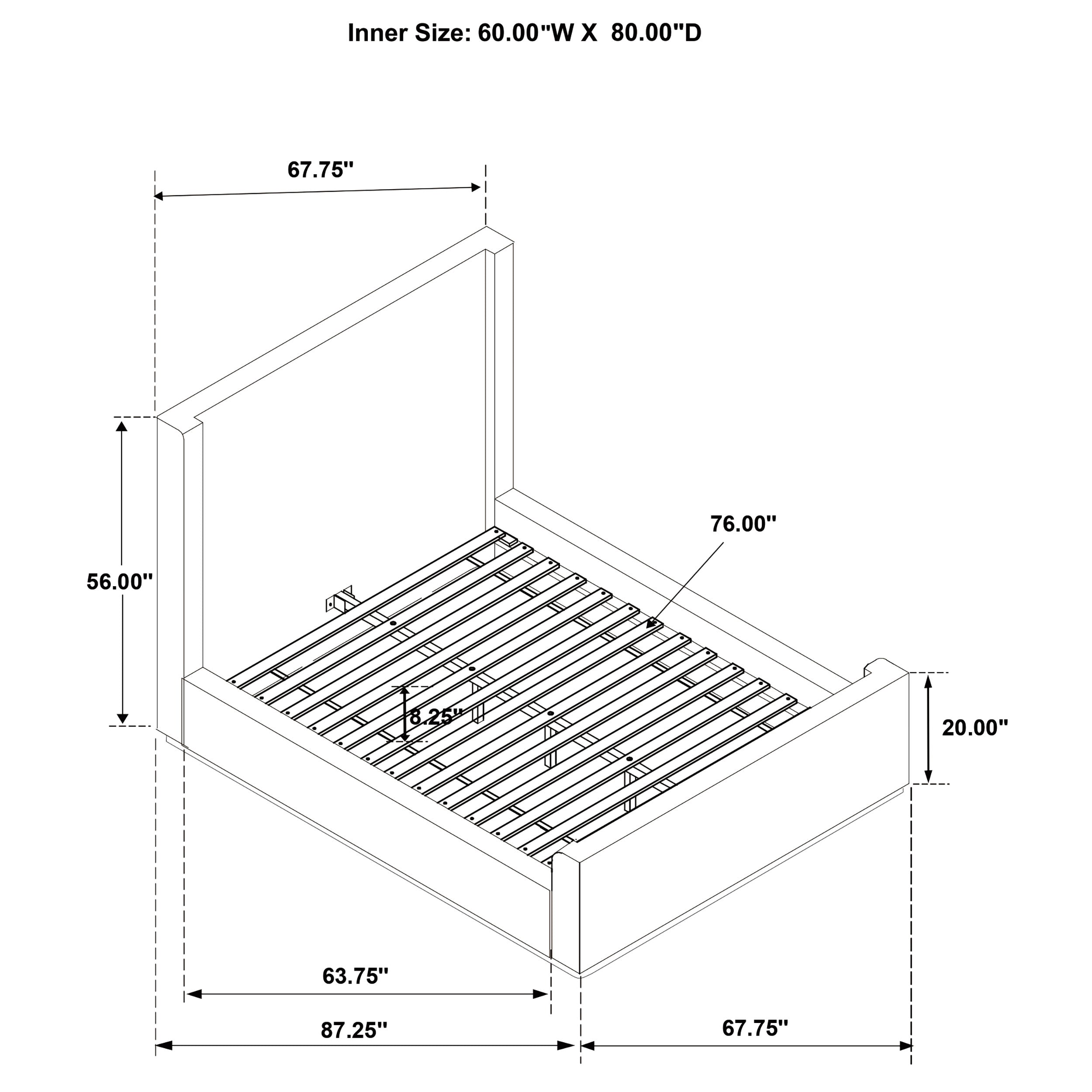 Nala Eastern King & Queen Bed - Luxury Home Furniture (MI)