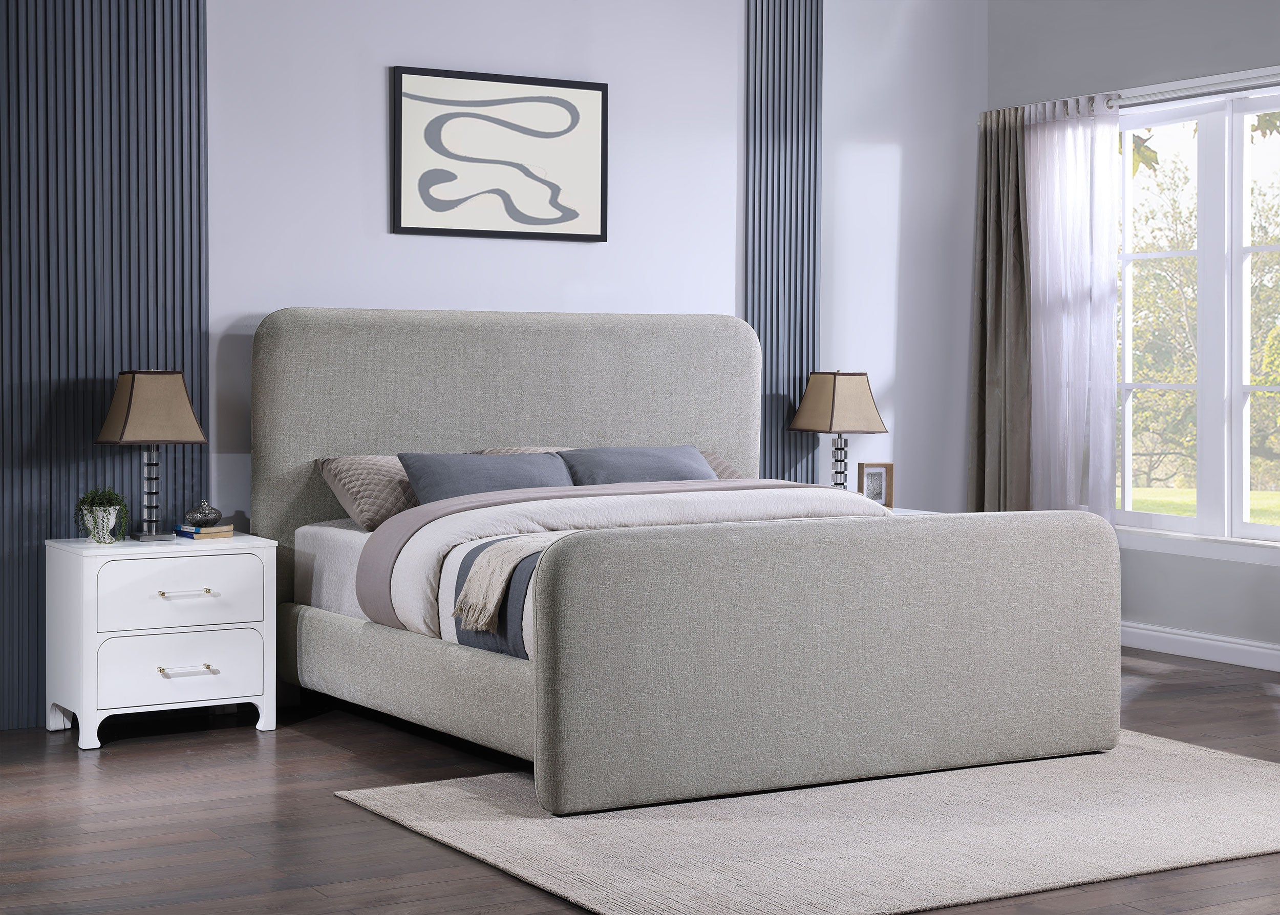 Wren Panel Platform Bed - Luxury Home Furniture (MI)