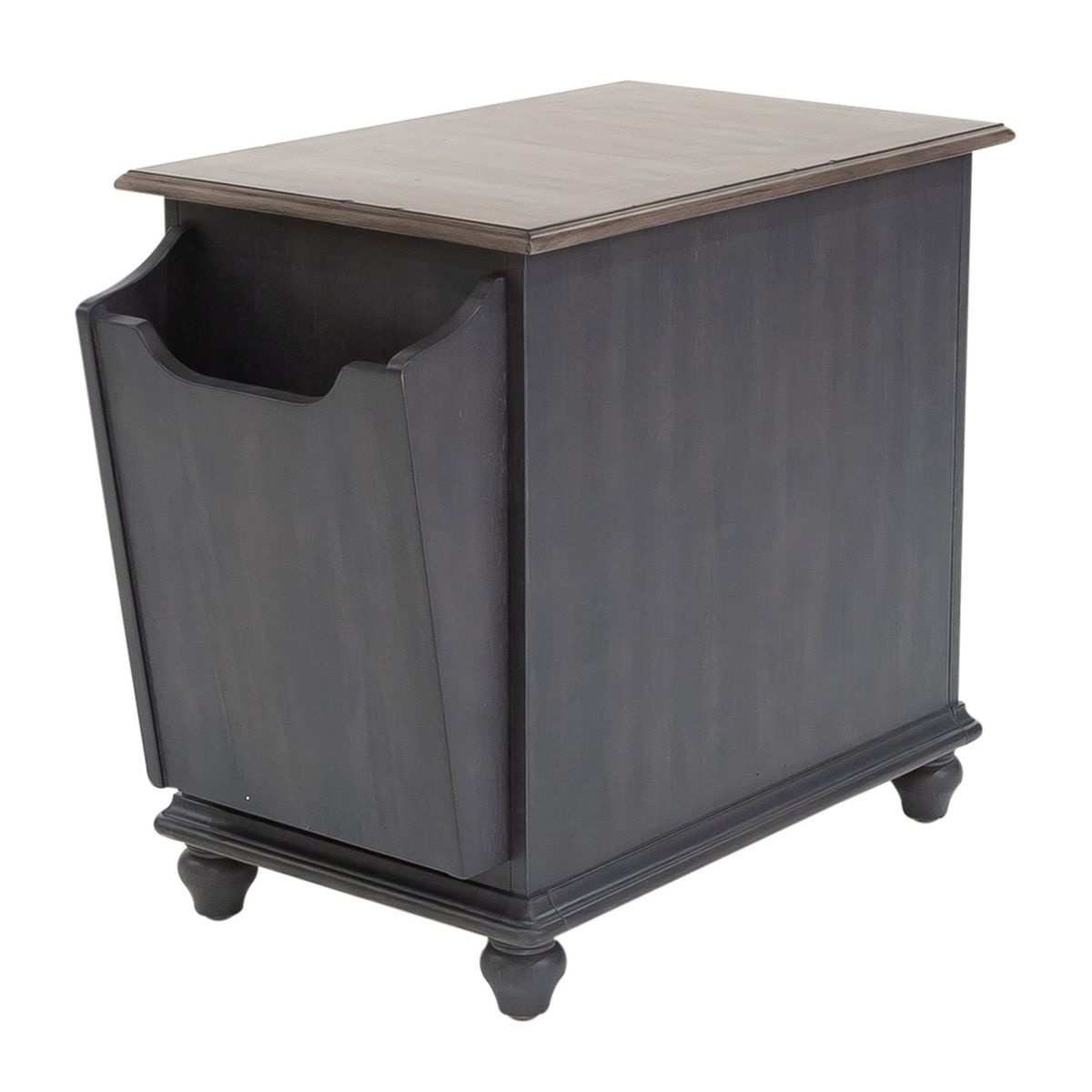 Liberty Furniture Ocean Isle Chair Side Table in Slate - Luxury Home Furniture (MI)