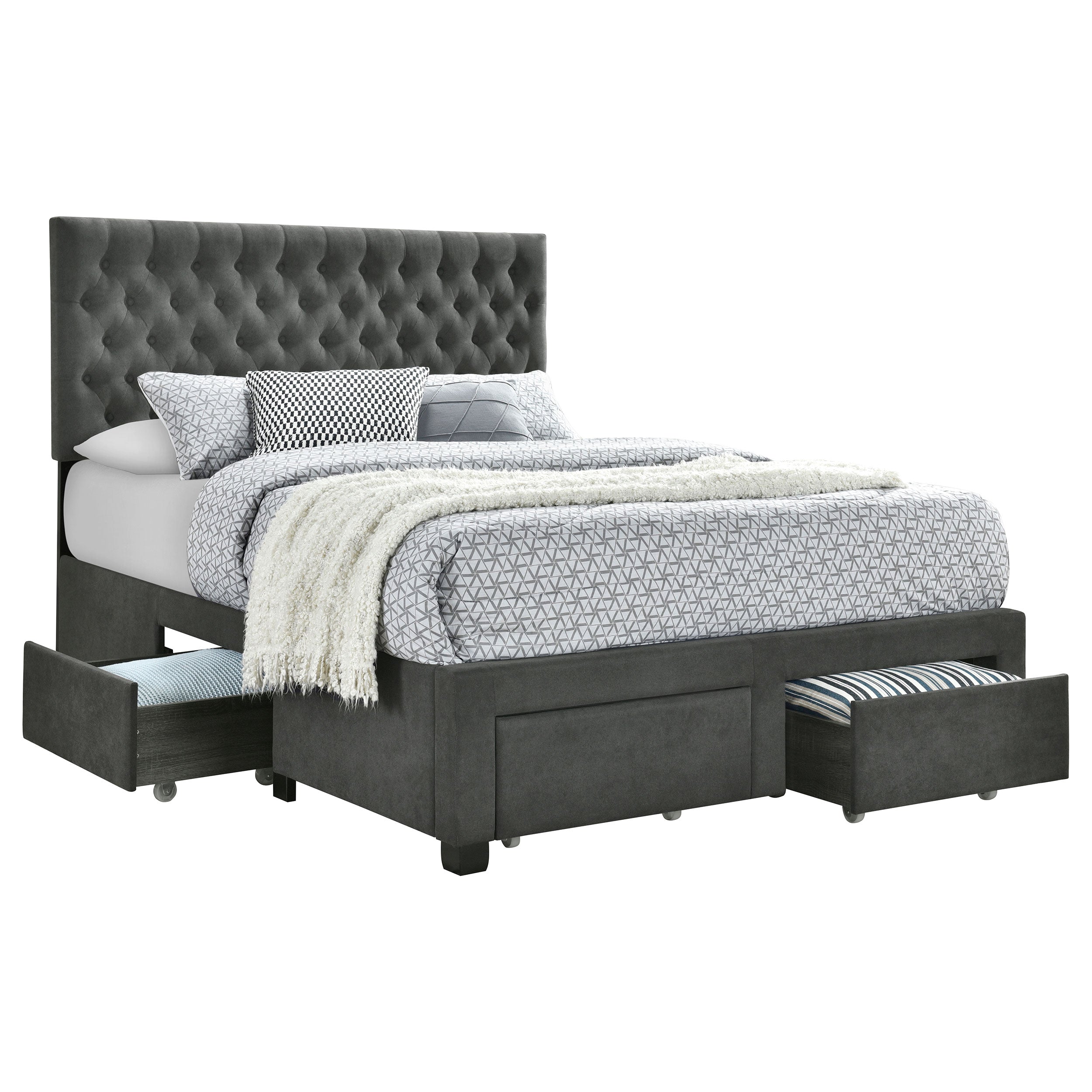 Soledad Panel Platform Storage Bed - Luxury Home Furniture (MI)