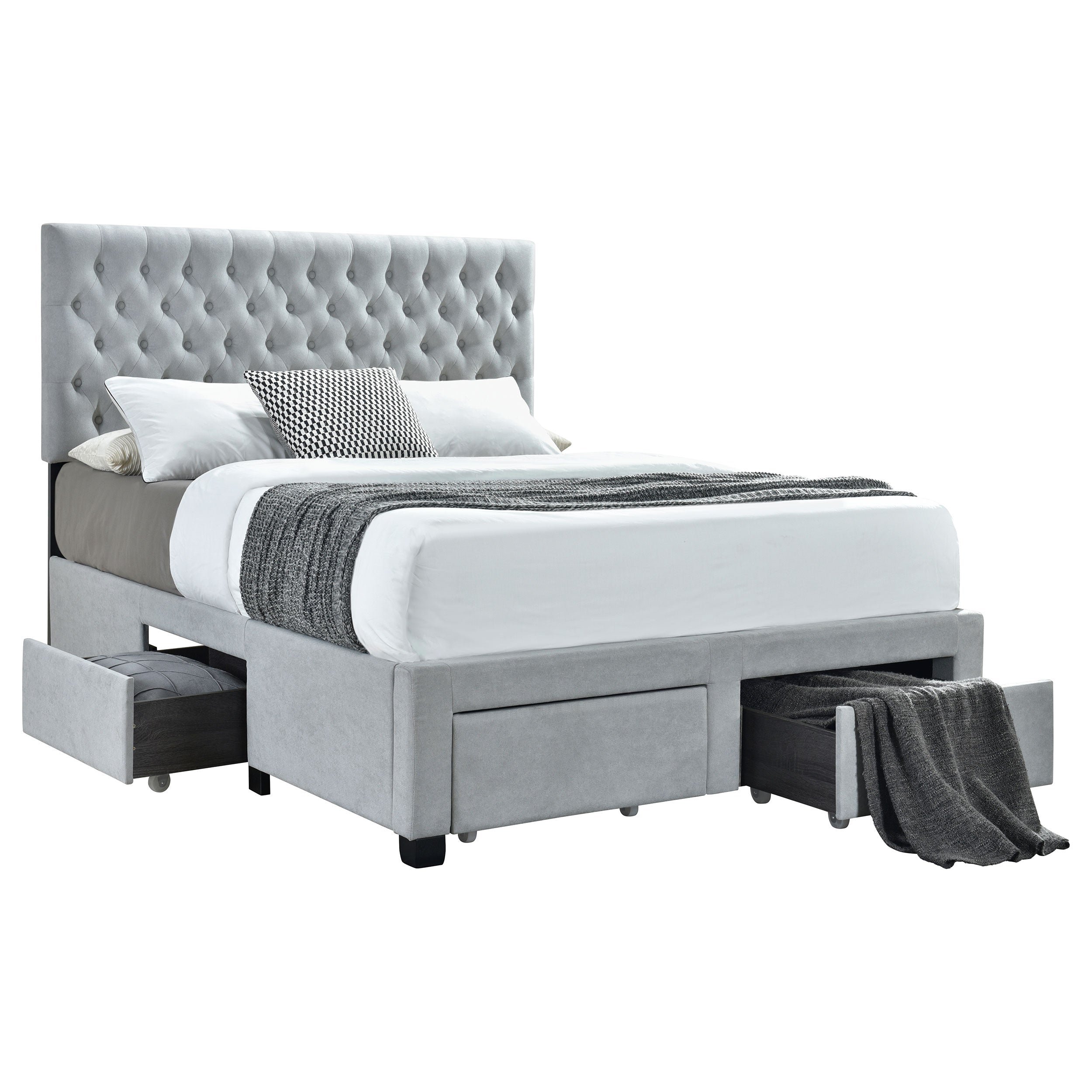 Soledad Panel Platform Storage Bed - Luxury Home Furniture (MI)