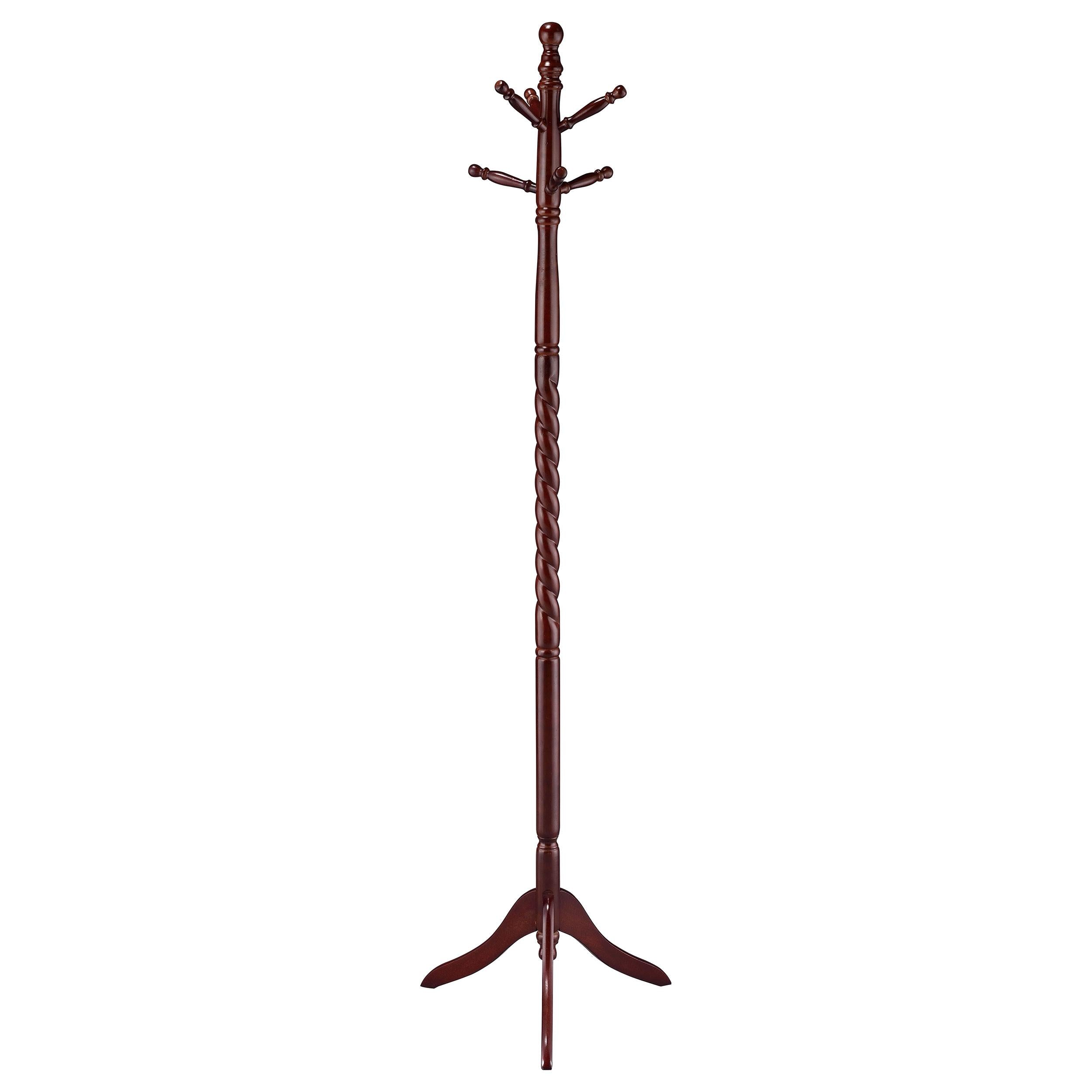 Riona 2-tier Coat Rack Merlot - Luxury Home Furniture (MI)