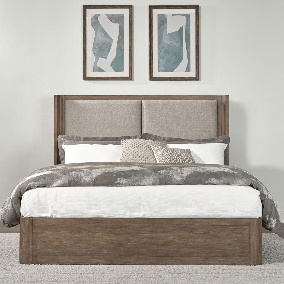 Liberty Furniture South Bend King Shelter Bed in Burnished Clay image