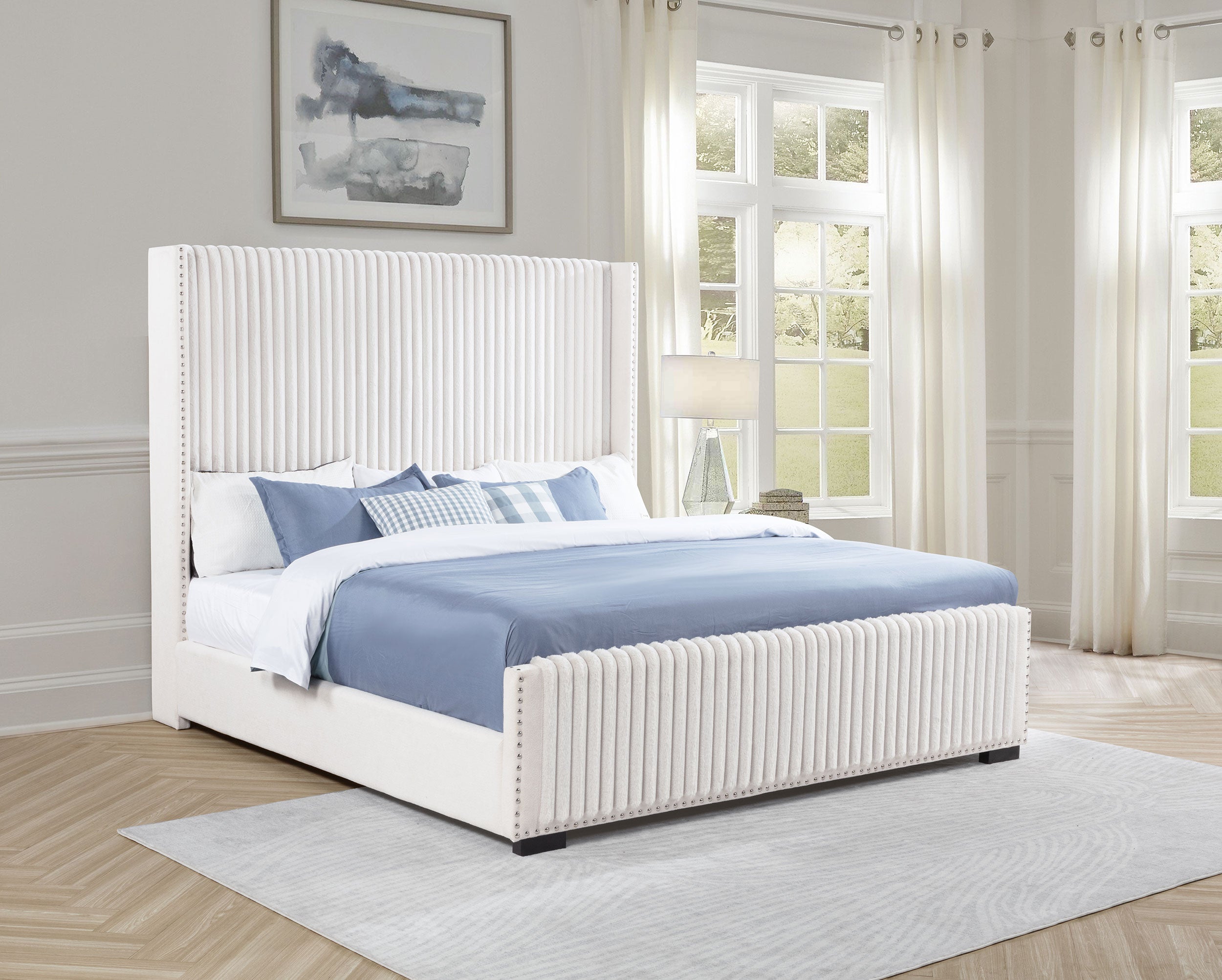 Natasha California King, E.King & Queen Bed - Luxury Home Furniture (MI)