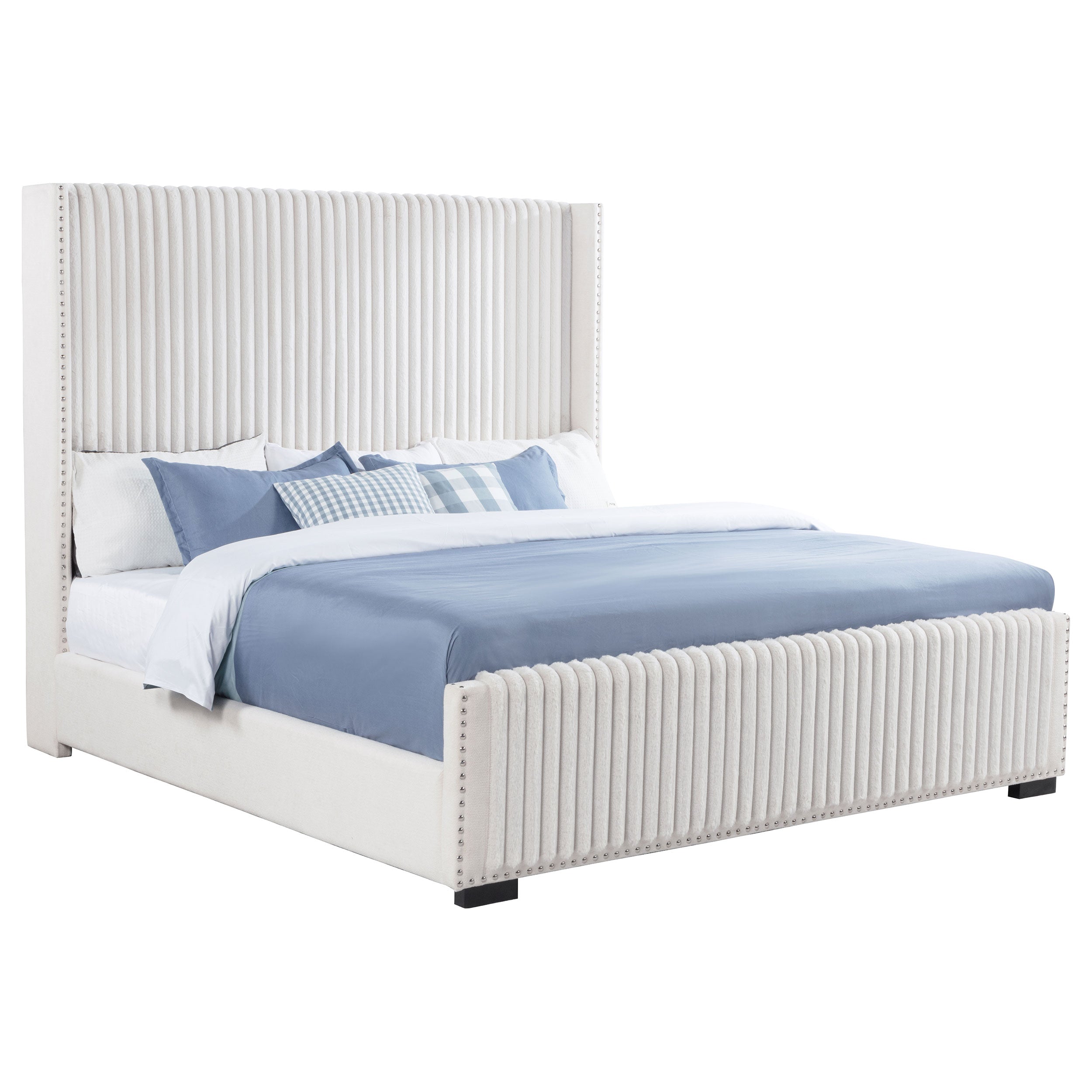 Natasha Wingback Bed - Luxury Home Furniture (MI)