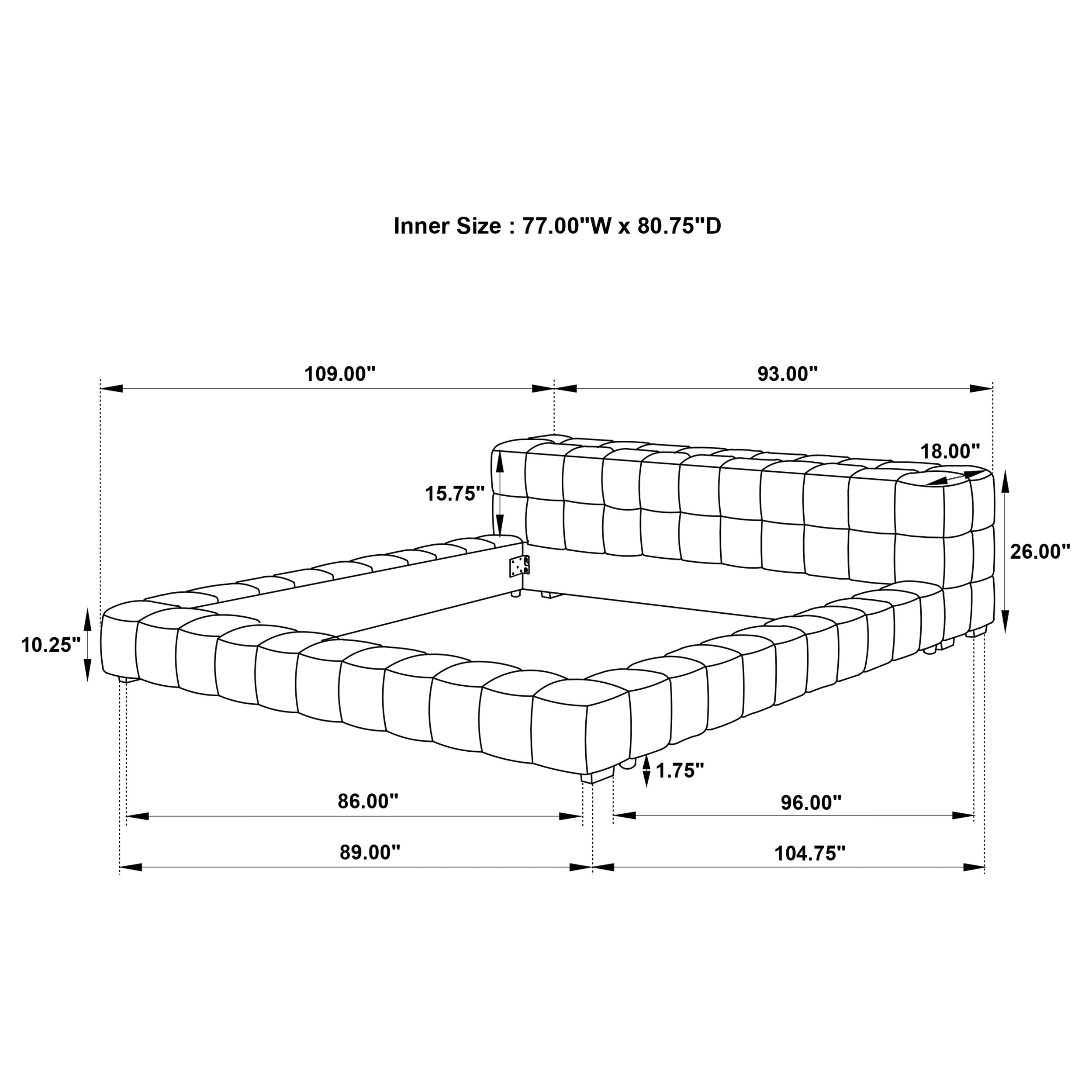 Trinity Eastern King Bed - Luxury Home Furniture (MI)