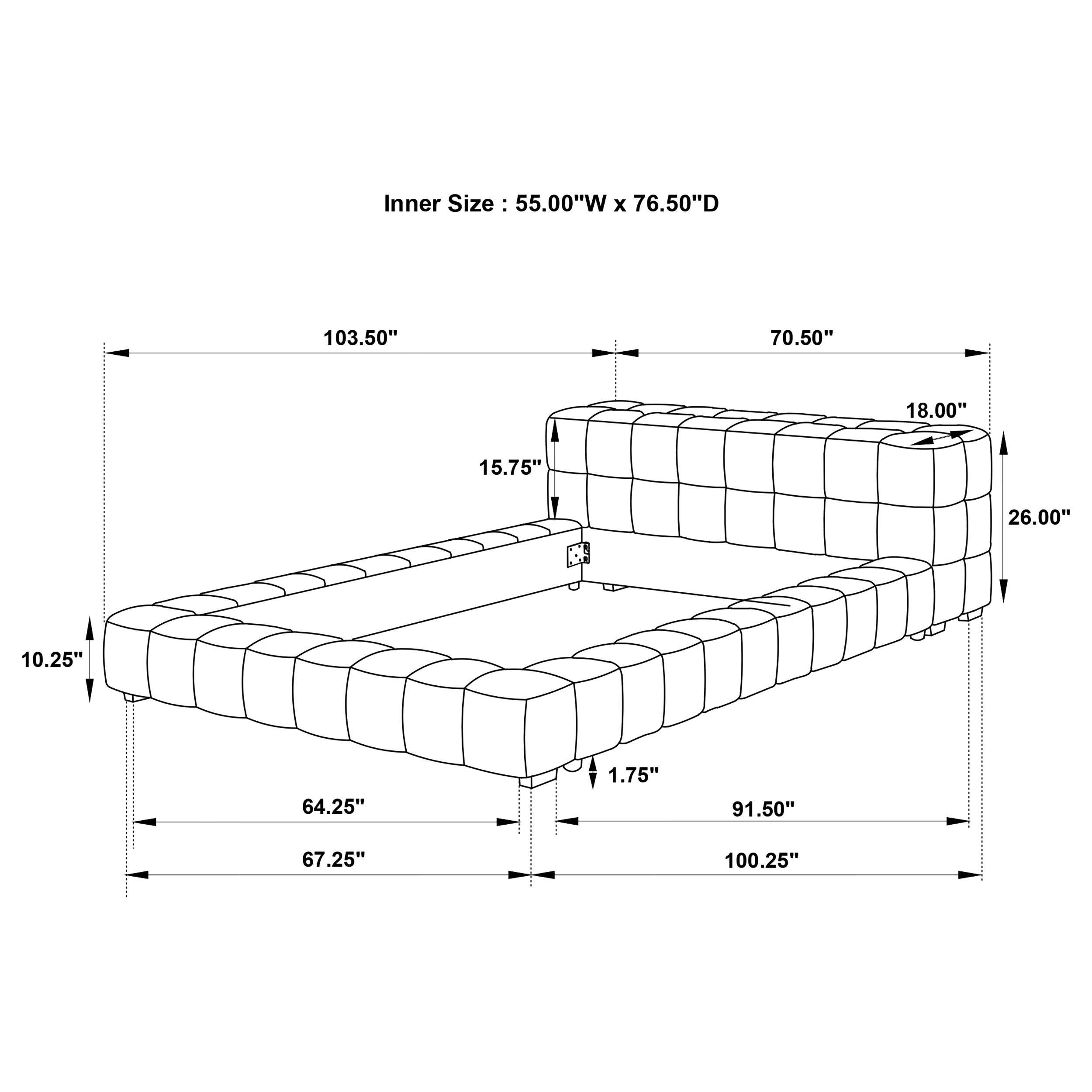 Trinity Full Bed - Luxury Home Furniture (MI)