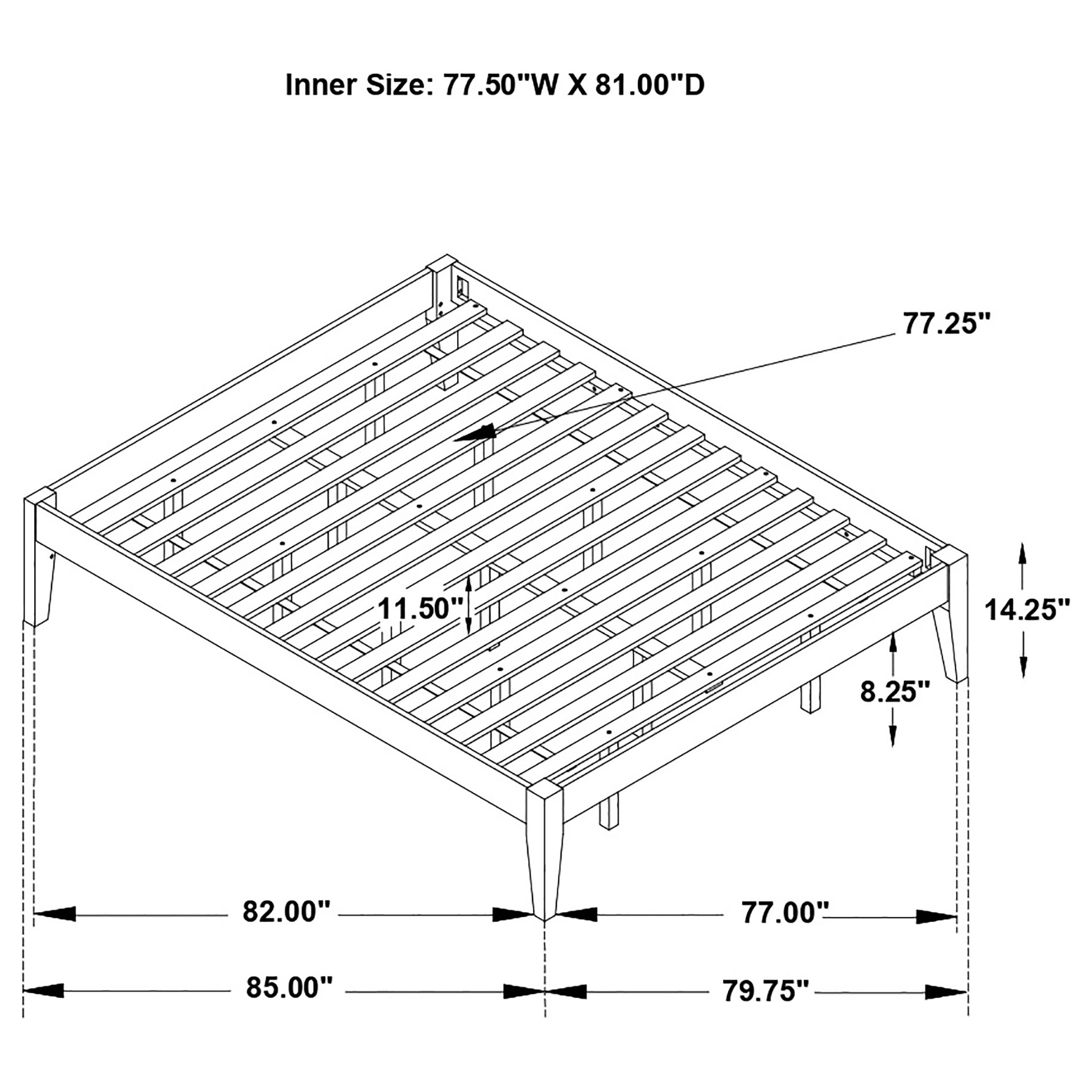 Hounslow Platform Bed Base - Luxury Home Furniture (MI)